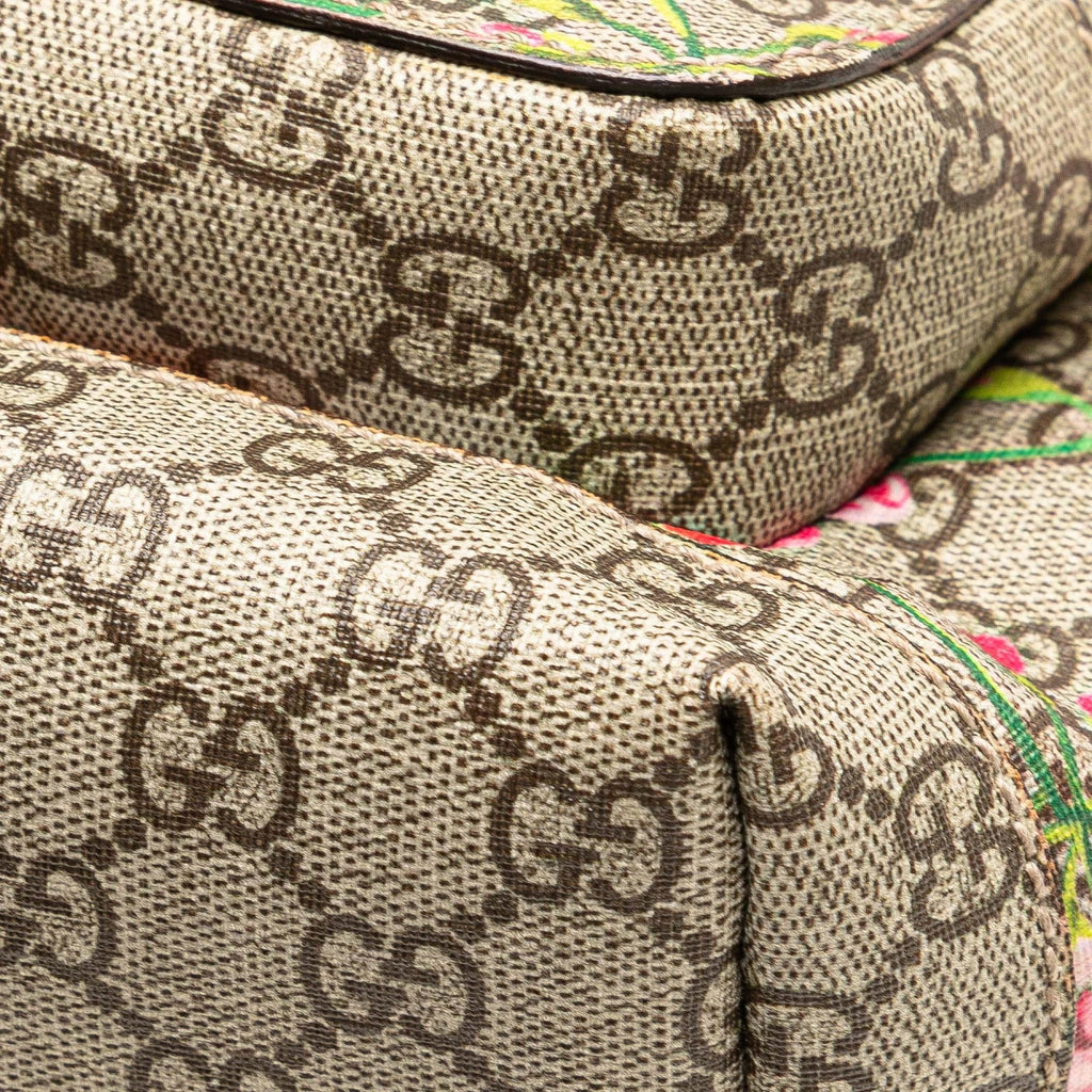 Gucci Small GG Supreme Blooms Single Buckle Backpack