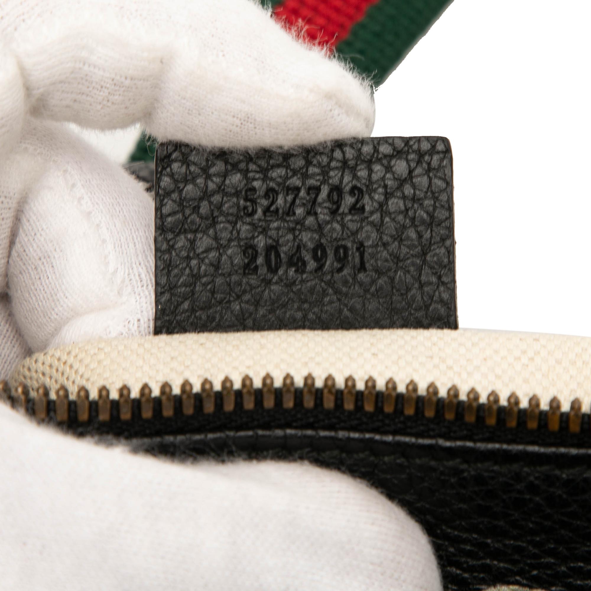 Gucci Small Grained Calfskin Logo Belt Bag