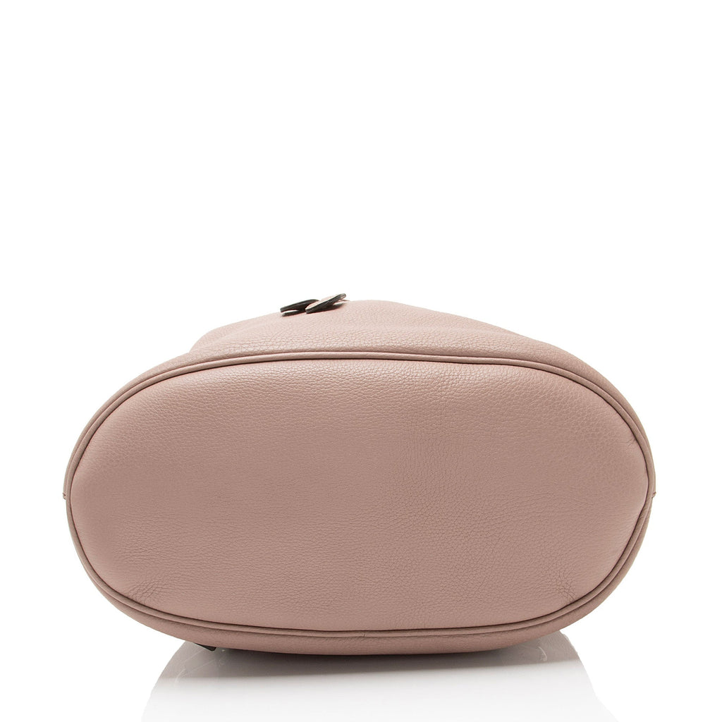 Gucci Small Pebbled Calfskin Soho Drawstring Backpack