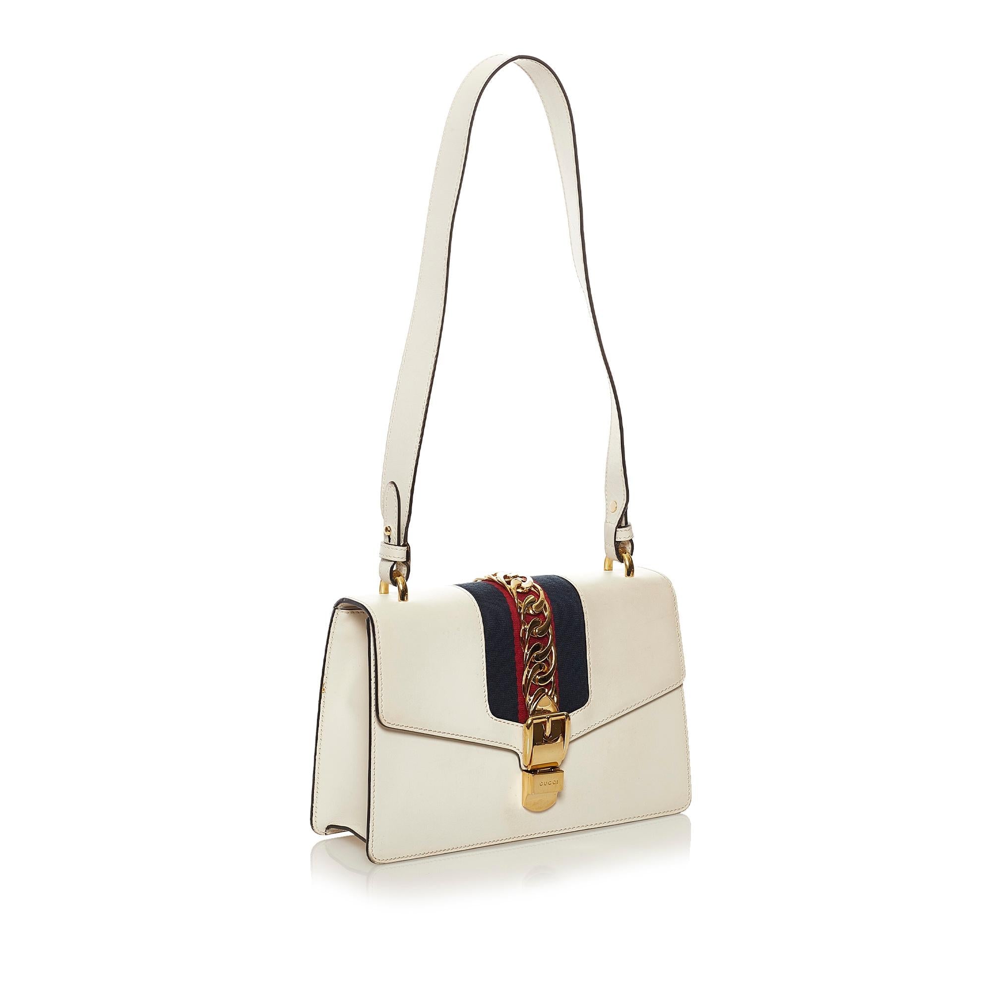 Gucci Small Sylvie Leather Shoulder Bag (SHG-34268)