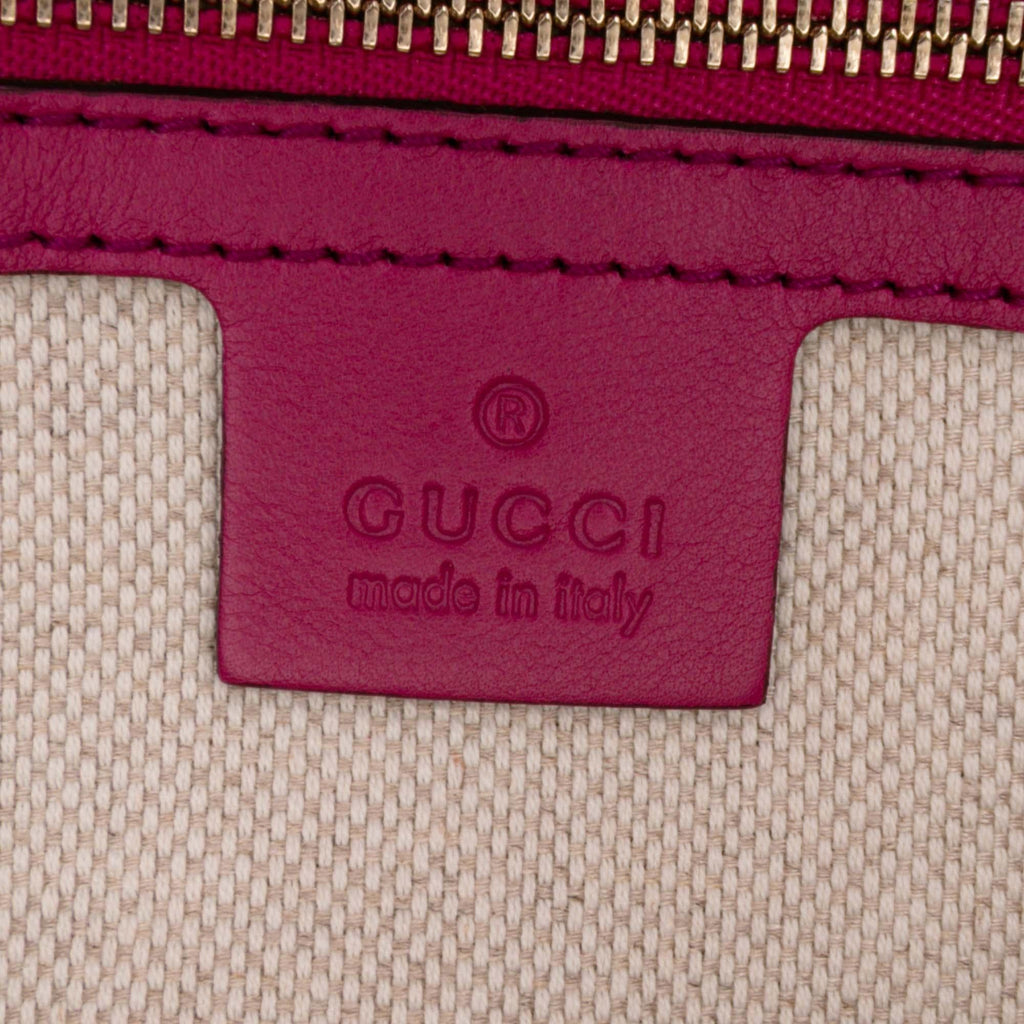 Gucci Soft Patent Soho Disco Clutch