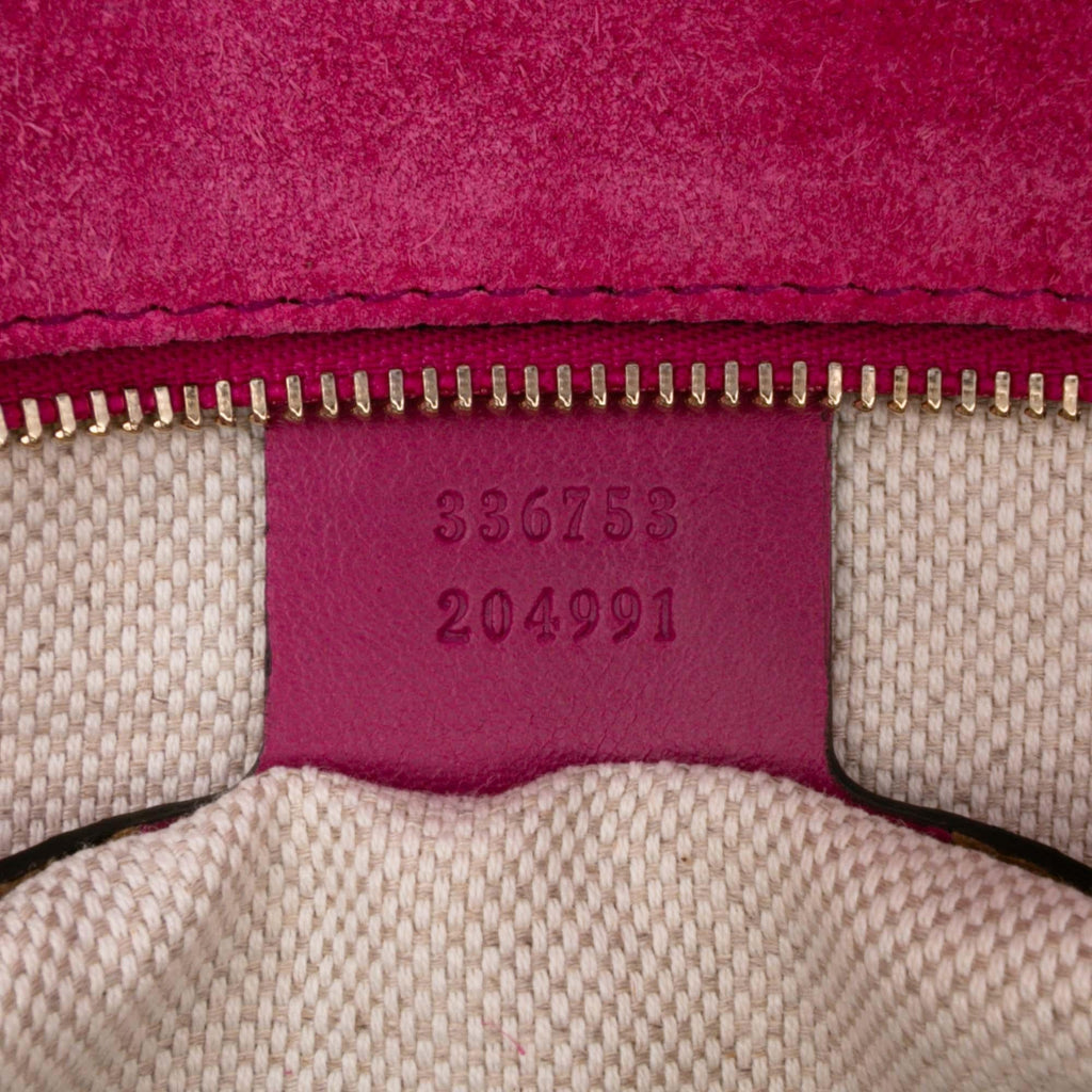 Gucci Soft Patent Soho Disco Clutch