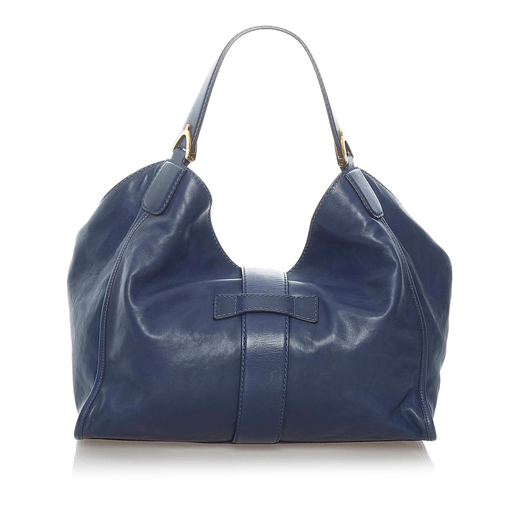 Gucci Soft Stirrup Nubuck Leather Tote Bag (SHG-30728)