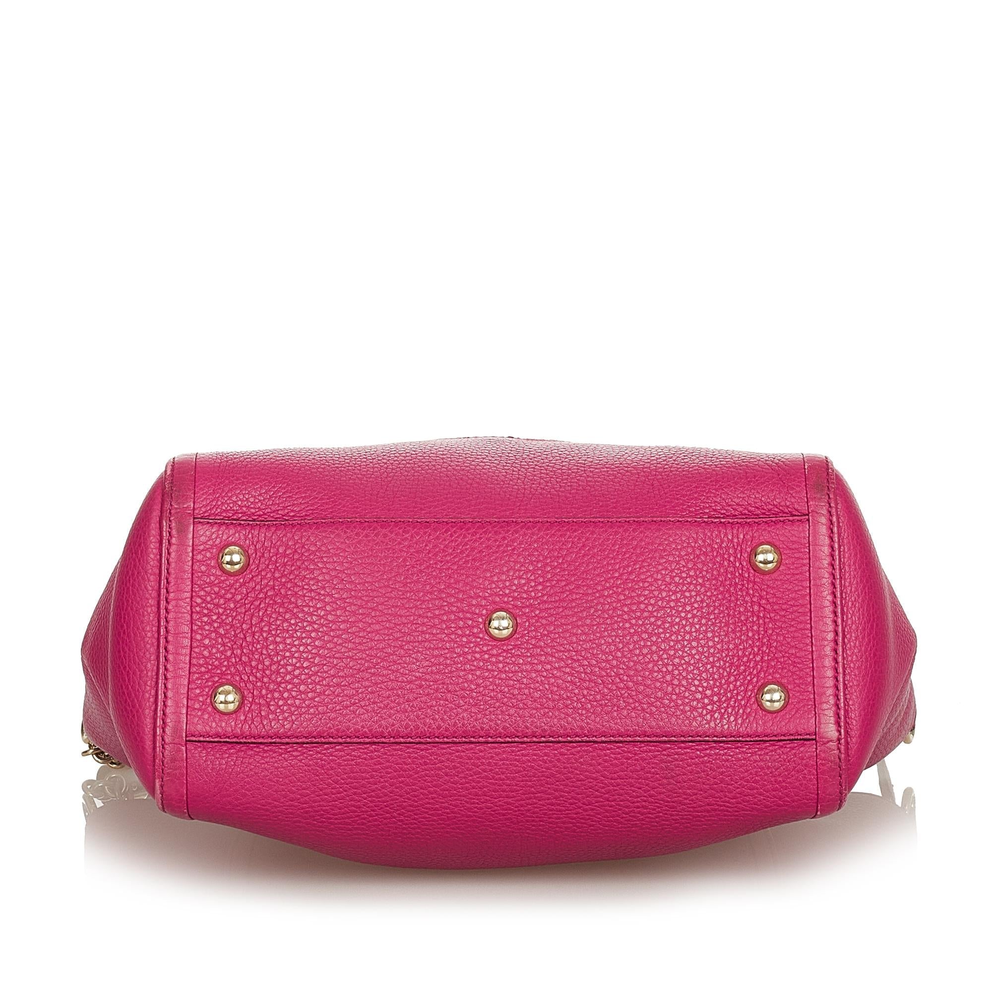 Gucci Soho Cellarius Leather Satchel (SHG-26523)