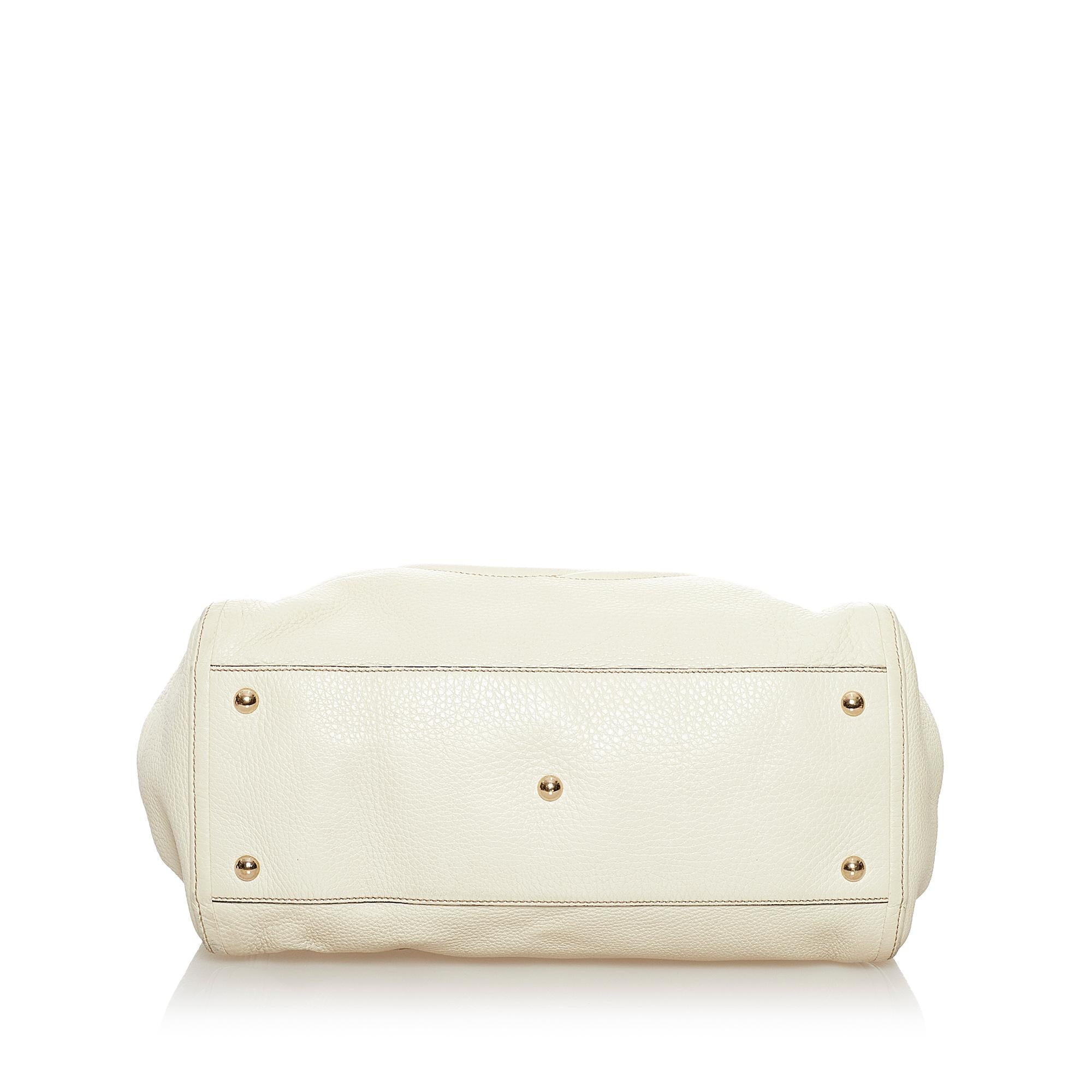 Gucci Soho Cellarius Leather Tote Bag (SHG-32400)