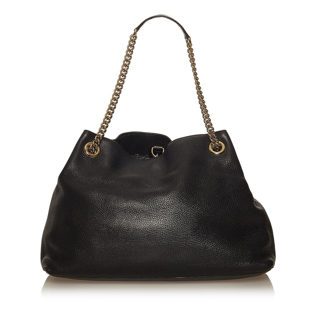Gucci Soho Chain Leather Tote Bag (SHG-29321)