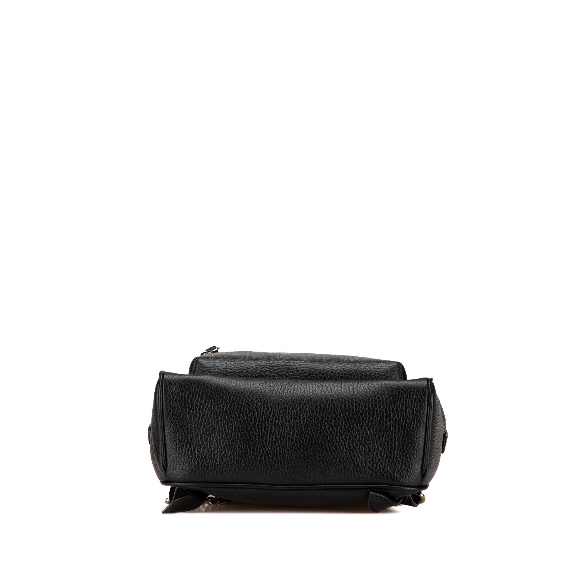 Gucci Soho Leather Chain Backpack