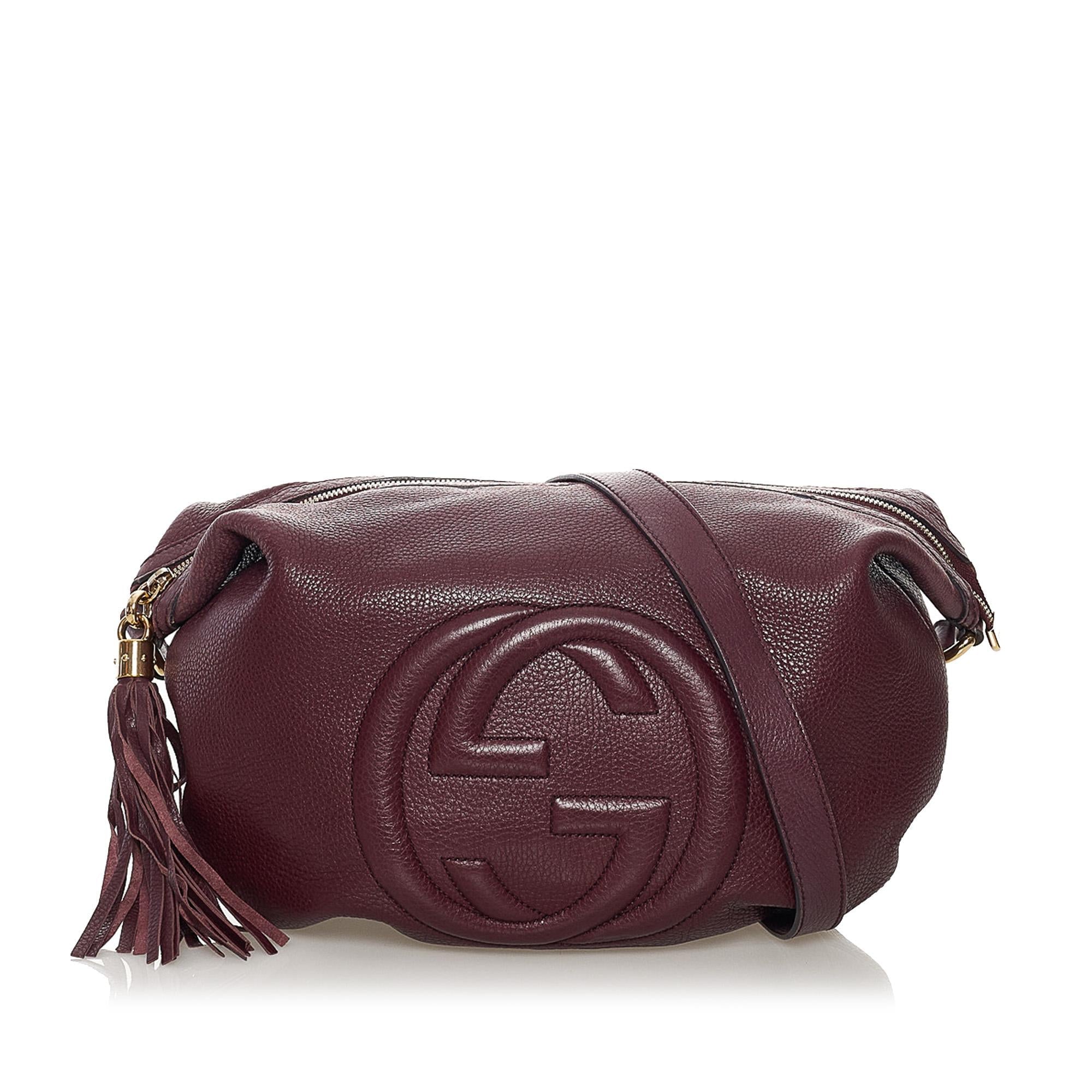 Gucci Soho Leather Crossbody Bag (SHG-32710)