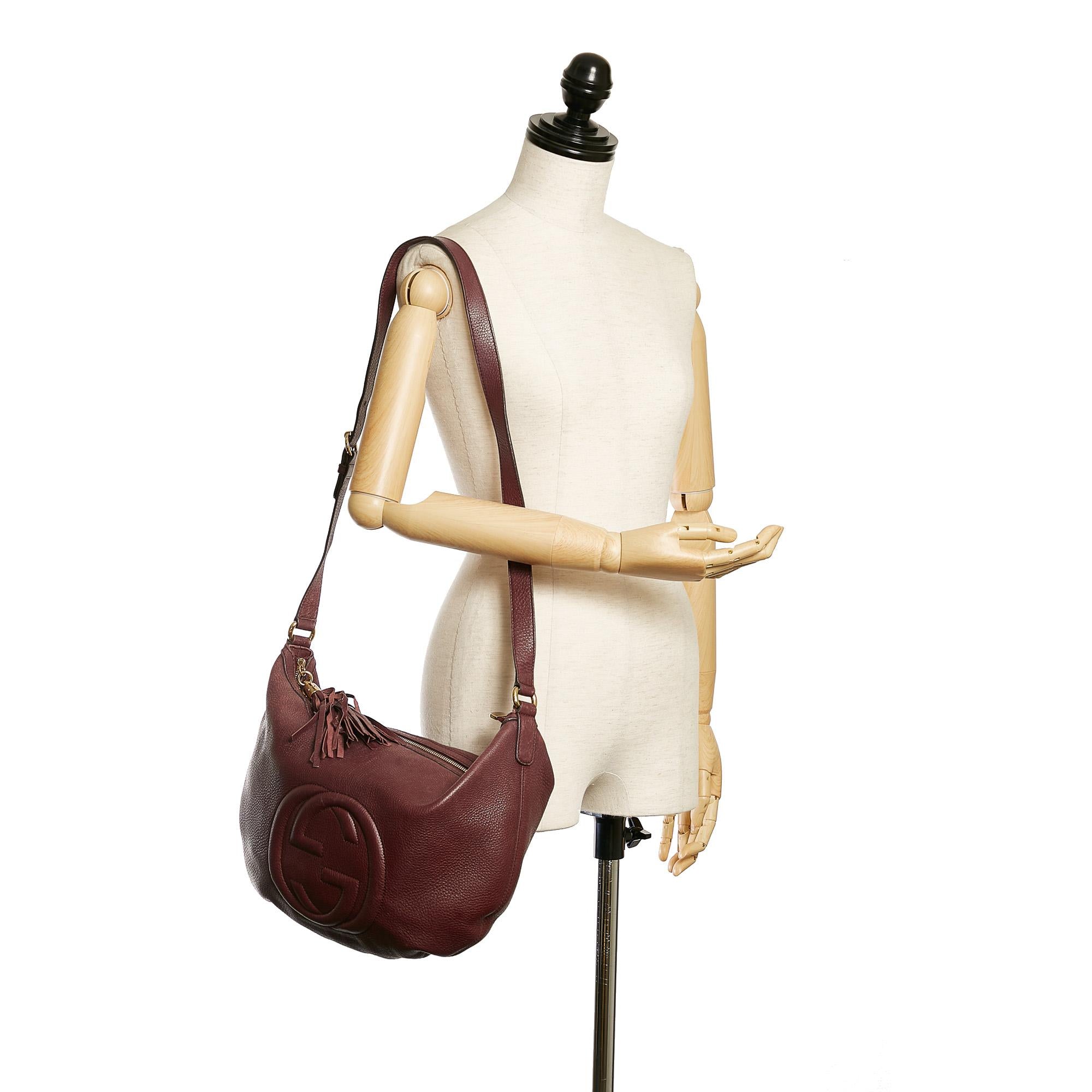 Gucci Soho Leather Crossbody Bag (SHG-32710)