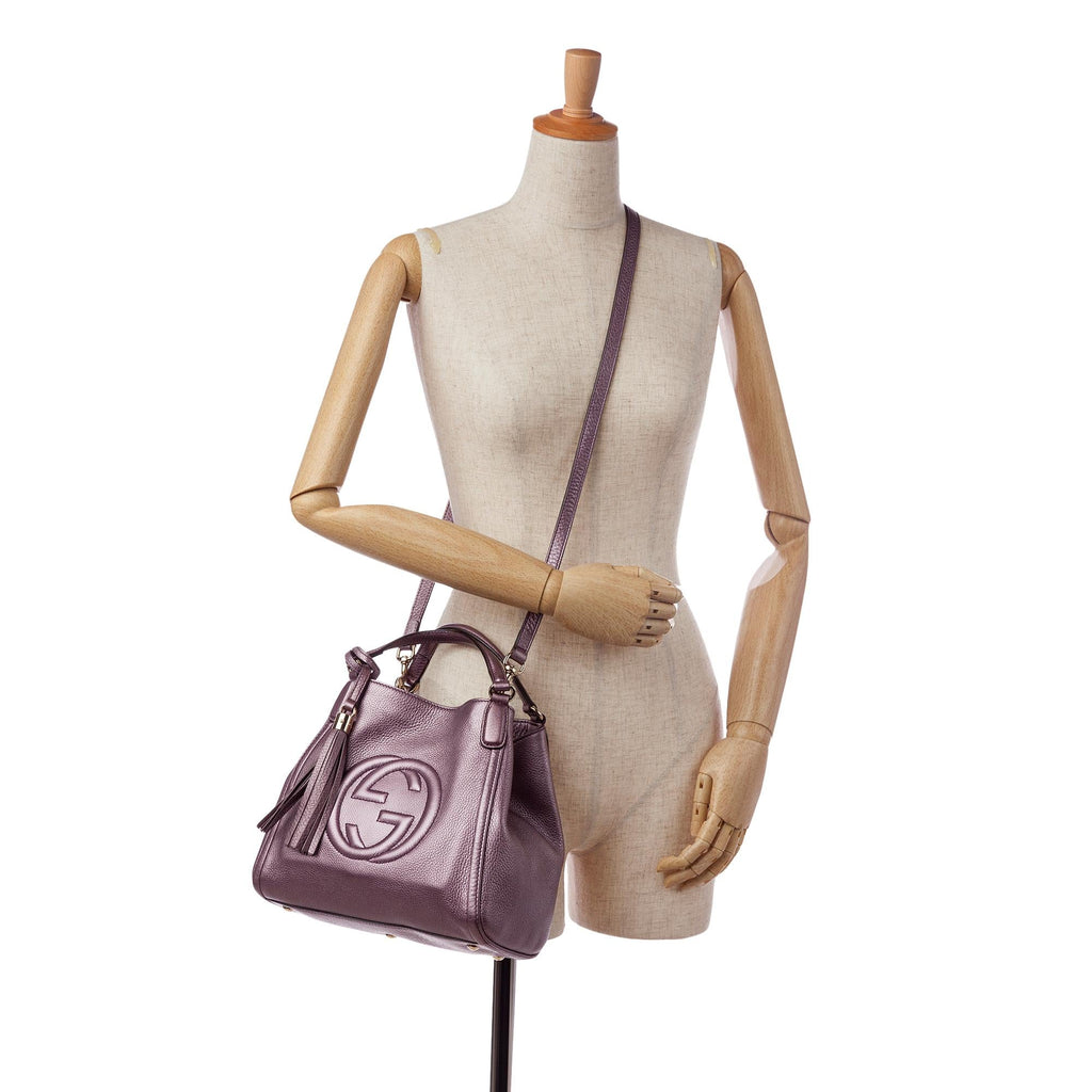 Gucci Soho Leather Satchel (SHG-35128)