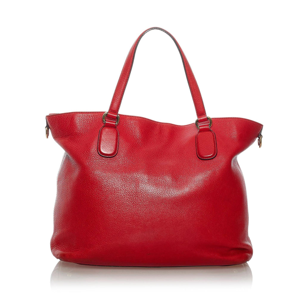 Gucci Soho Working Leather Tote Bag (SHG-31414)