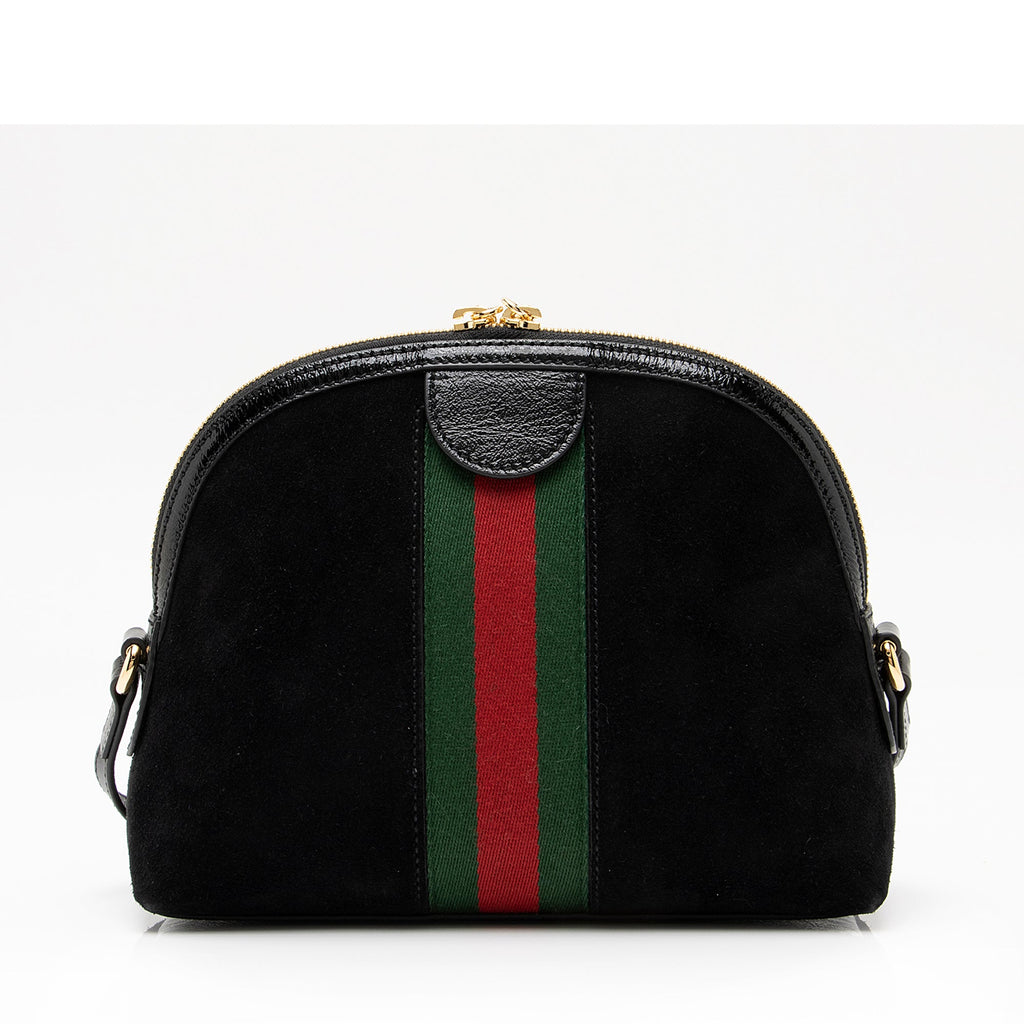 Gucci Suede Ophidia Dome Small Shoulder Bag (SHF-23744)