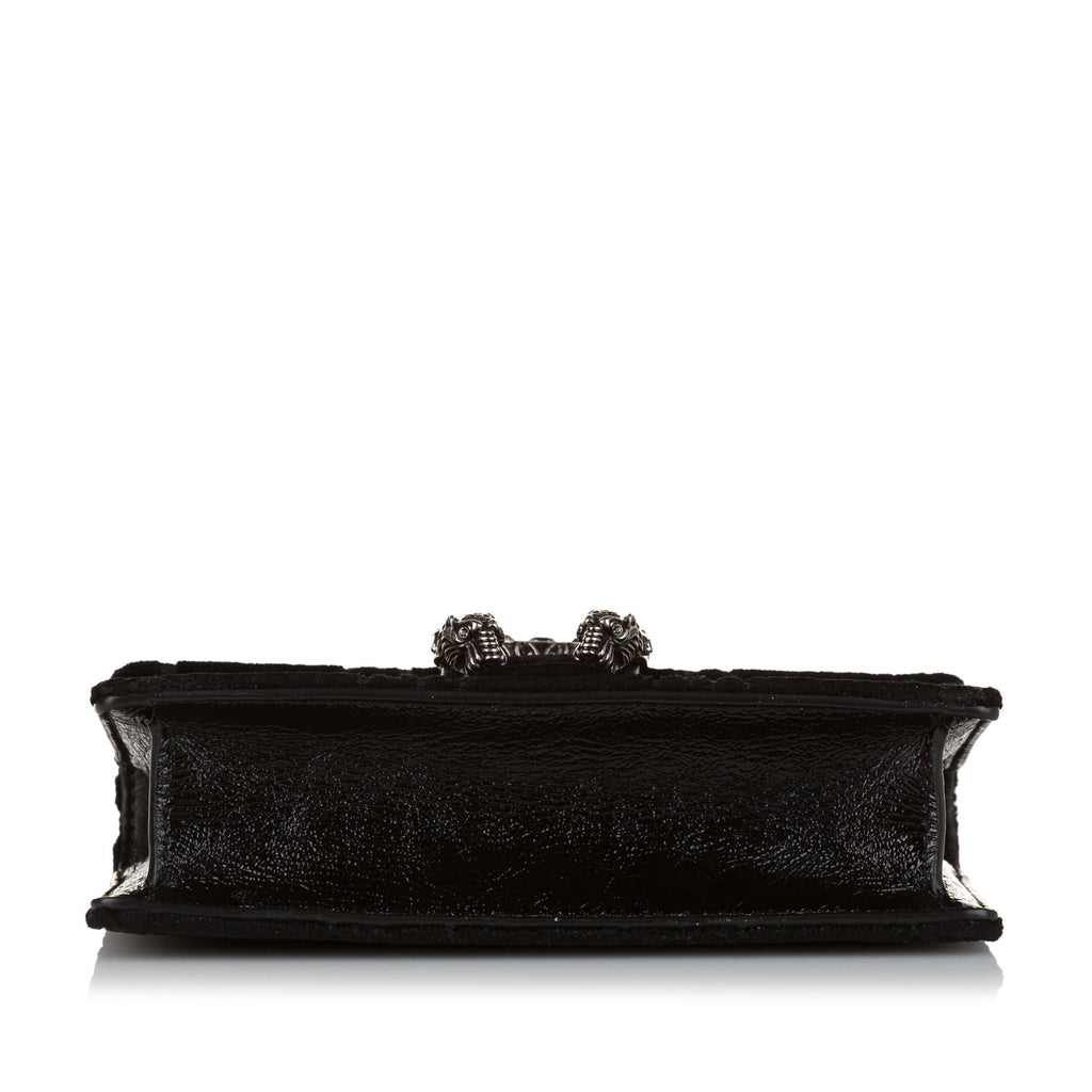 Gucci Super Mini GG Velvet Dionysus Crossbody Bag (SHG-34523)