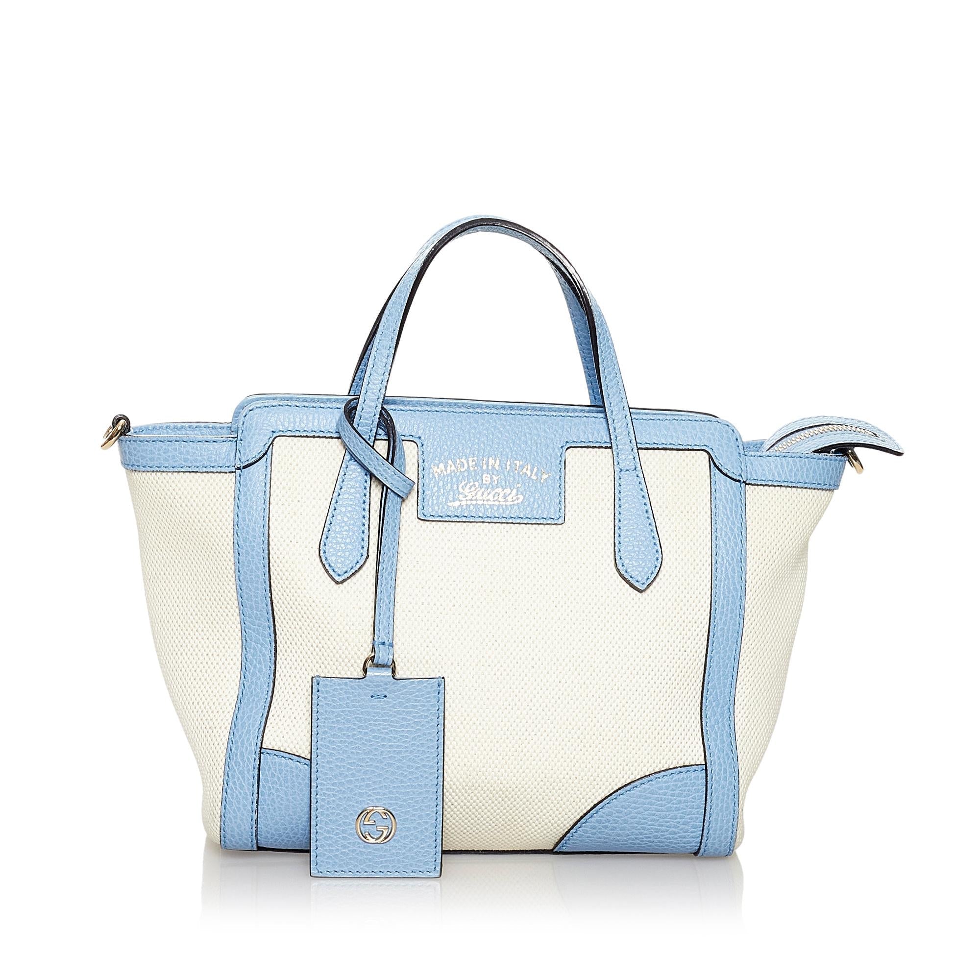 Gucci Swing Canvas Satchel (SHG-31156)
