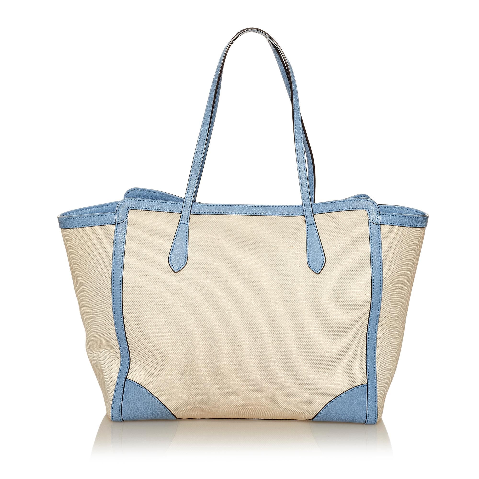Gucci Swing Canvas Tote Bag (SHG-29554)