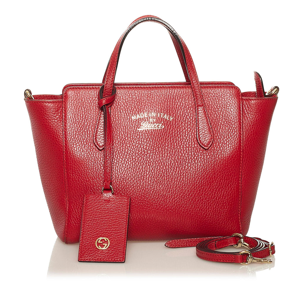 Gucci Swing Leather Satchel (SHG-35070)