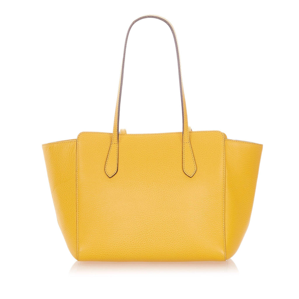 Gucci Swing Leather Tote Bag (SHG-20608)