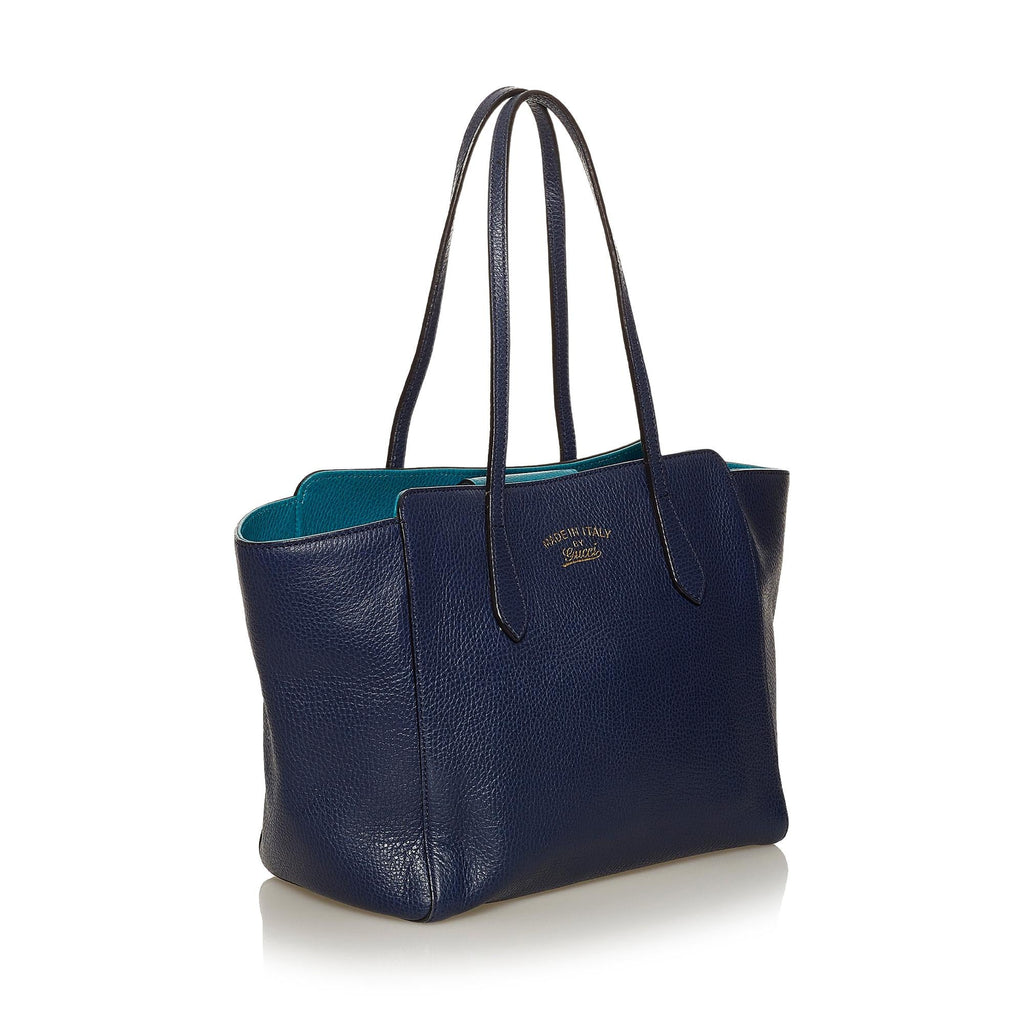 Gucci Swing Leather Tote Bag (SHG-29049)