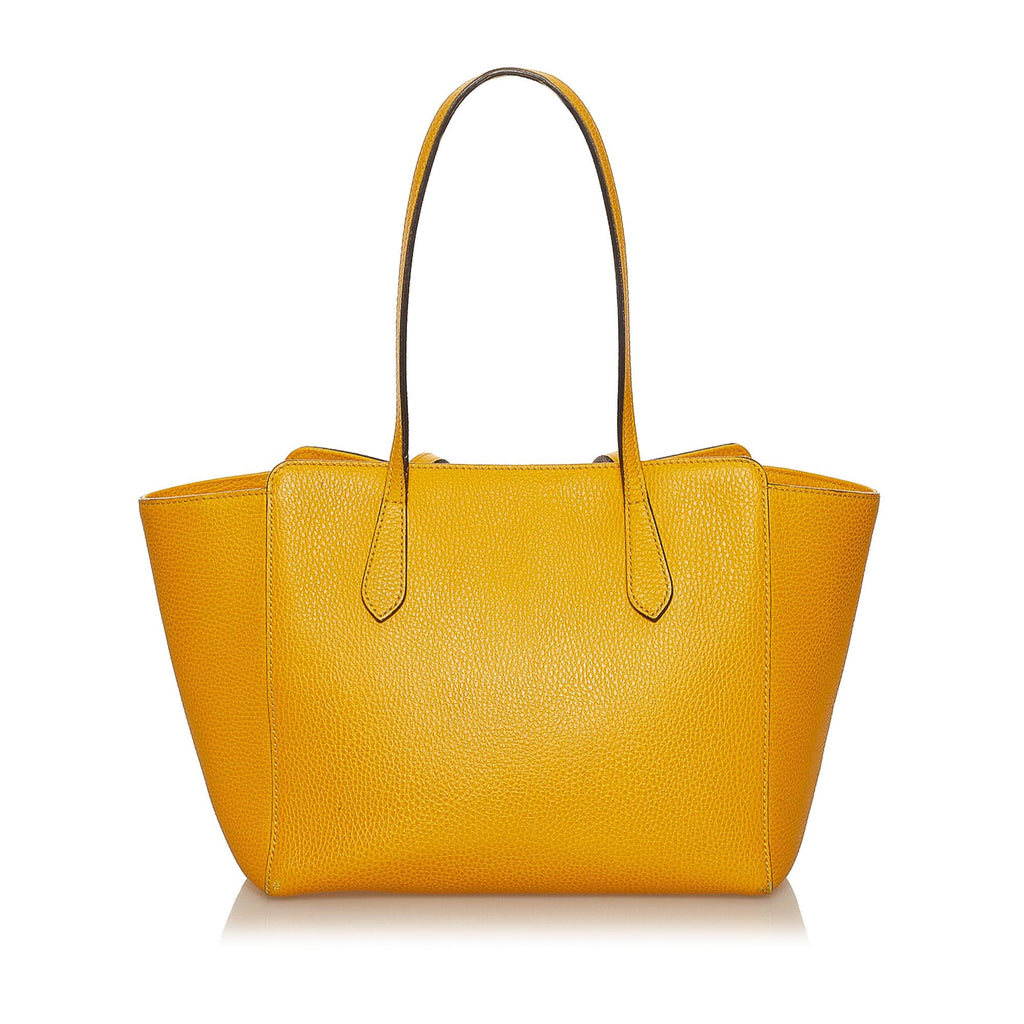Gucci Swing Leather Tote Bag (SHG-29338)