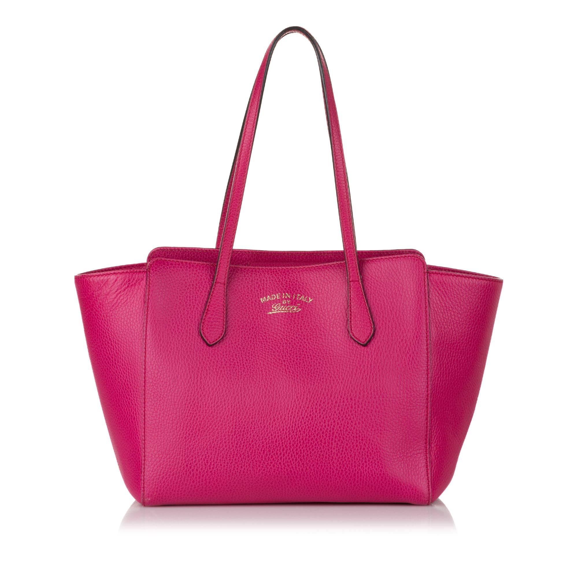Gucci Swing Leather Tote Bag (SHG-31288)