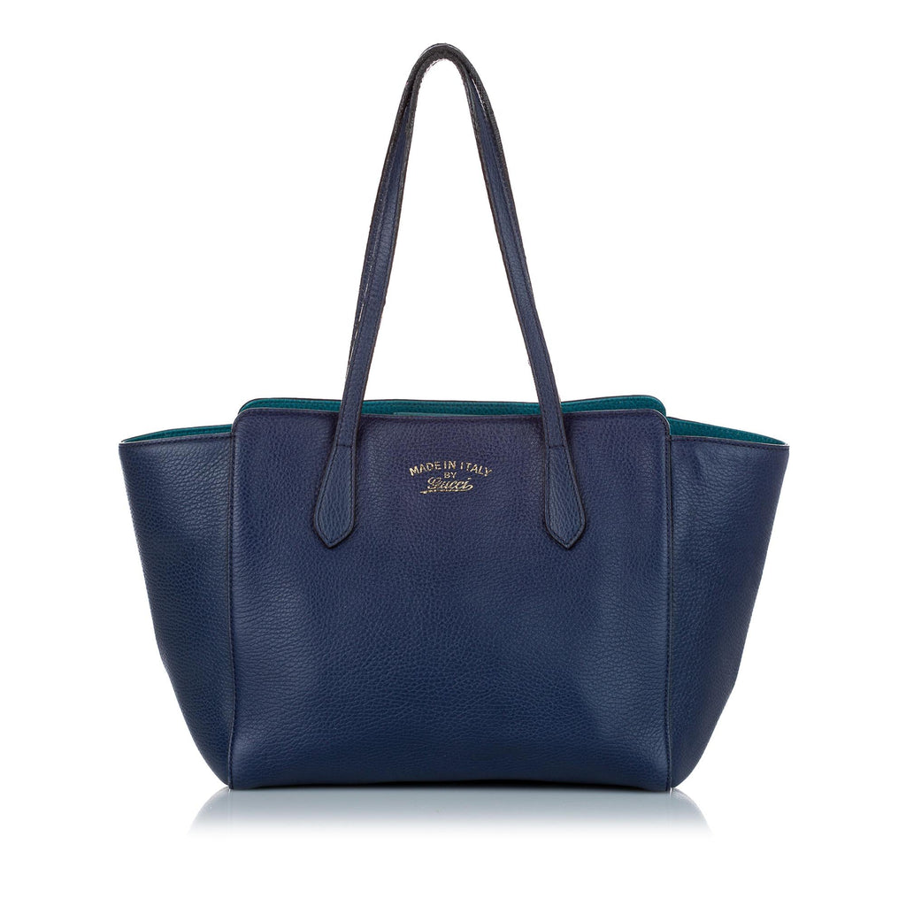 Gucci Swing Leather Tote Bag (SHG-31964)