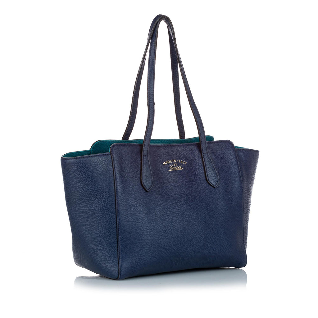 Gucci Swing Leather Tote Bag (SHG-31964)