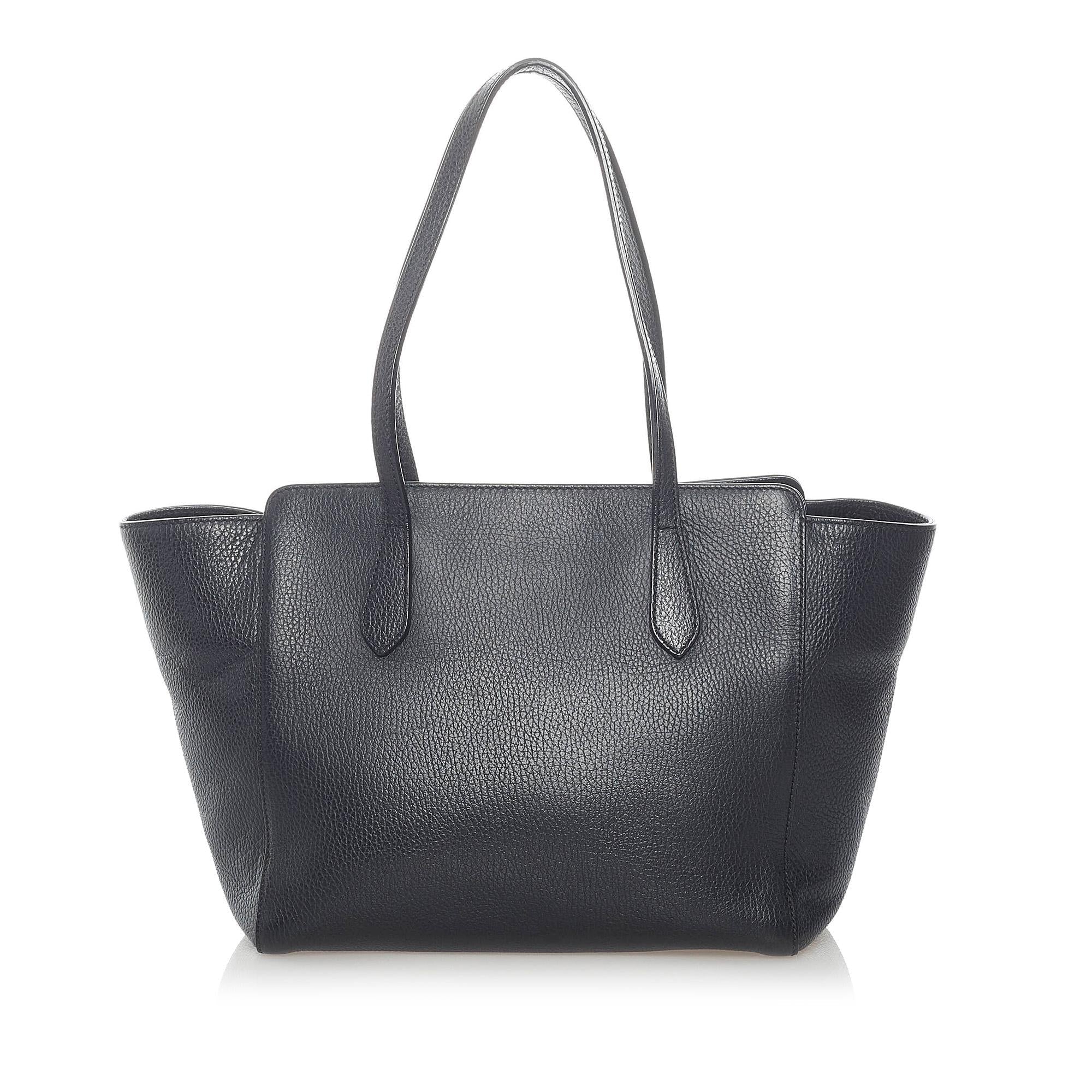 Gucci Swing Leather Tote Bag (SHG-32013)