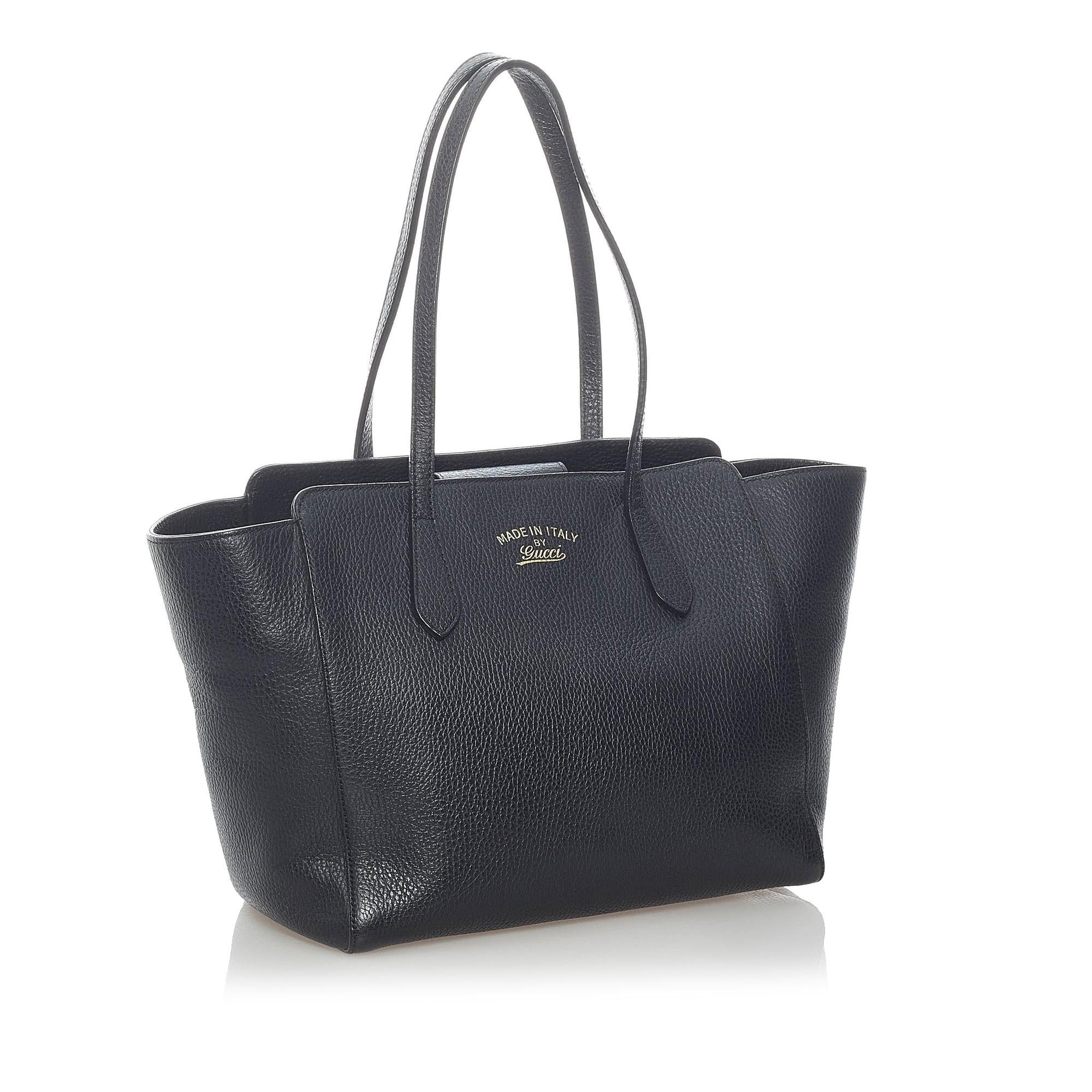 Gucci Swing Leather Tote Bag (SHG-32013)