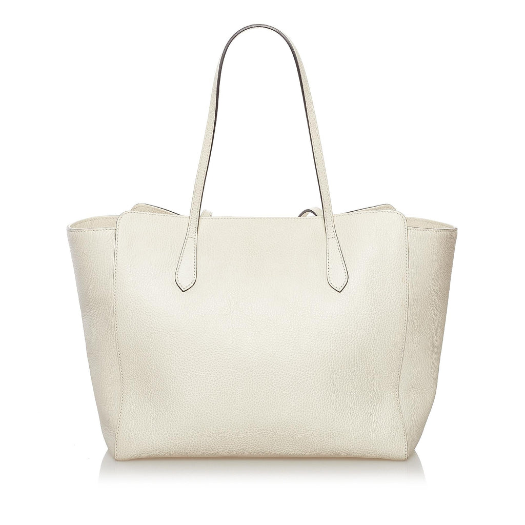 Gucci Swing Leather Tote Bag (SHG-32809)