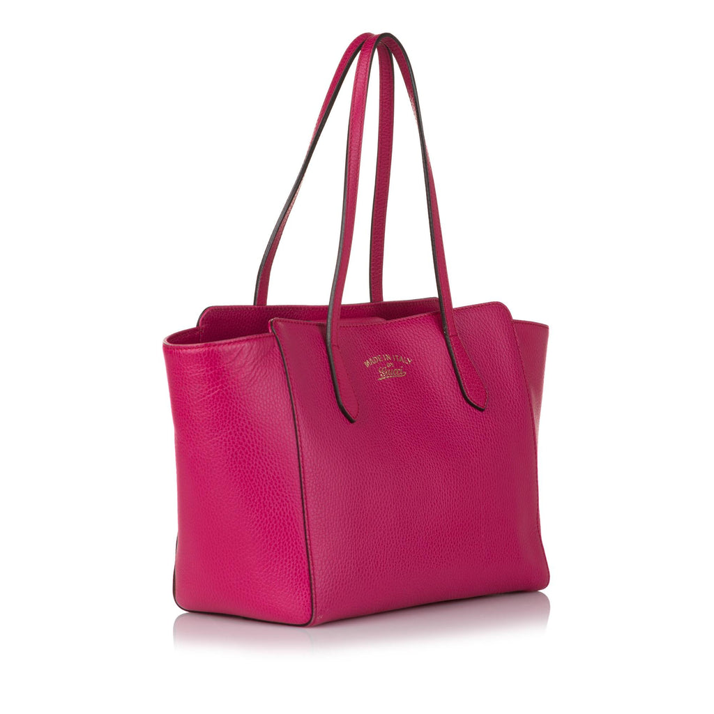 Gucci Swing Leather Tote Bag (SHG-33856)
