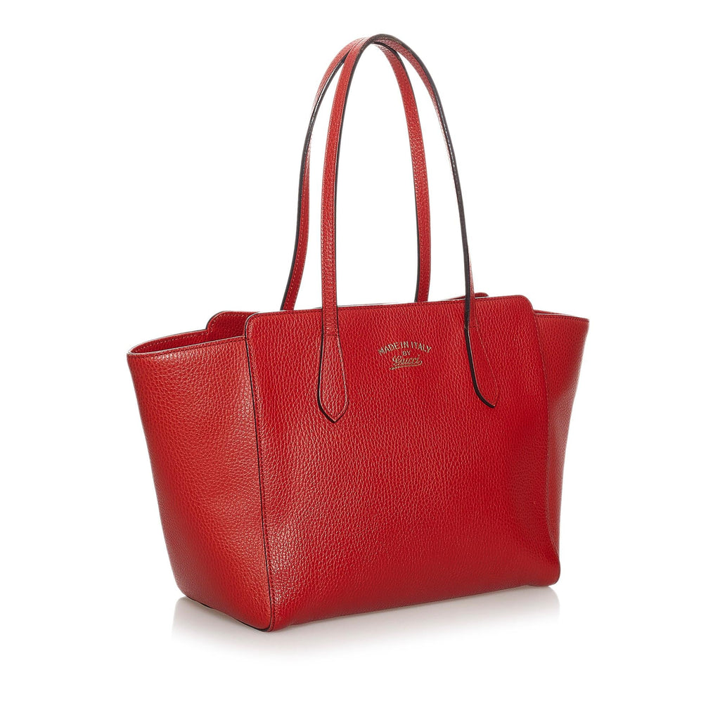 Gucci Swing Leather Tote Bag (SHG-34157)