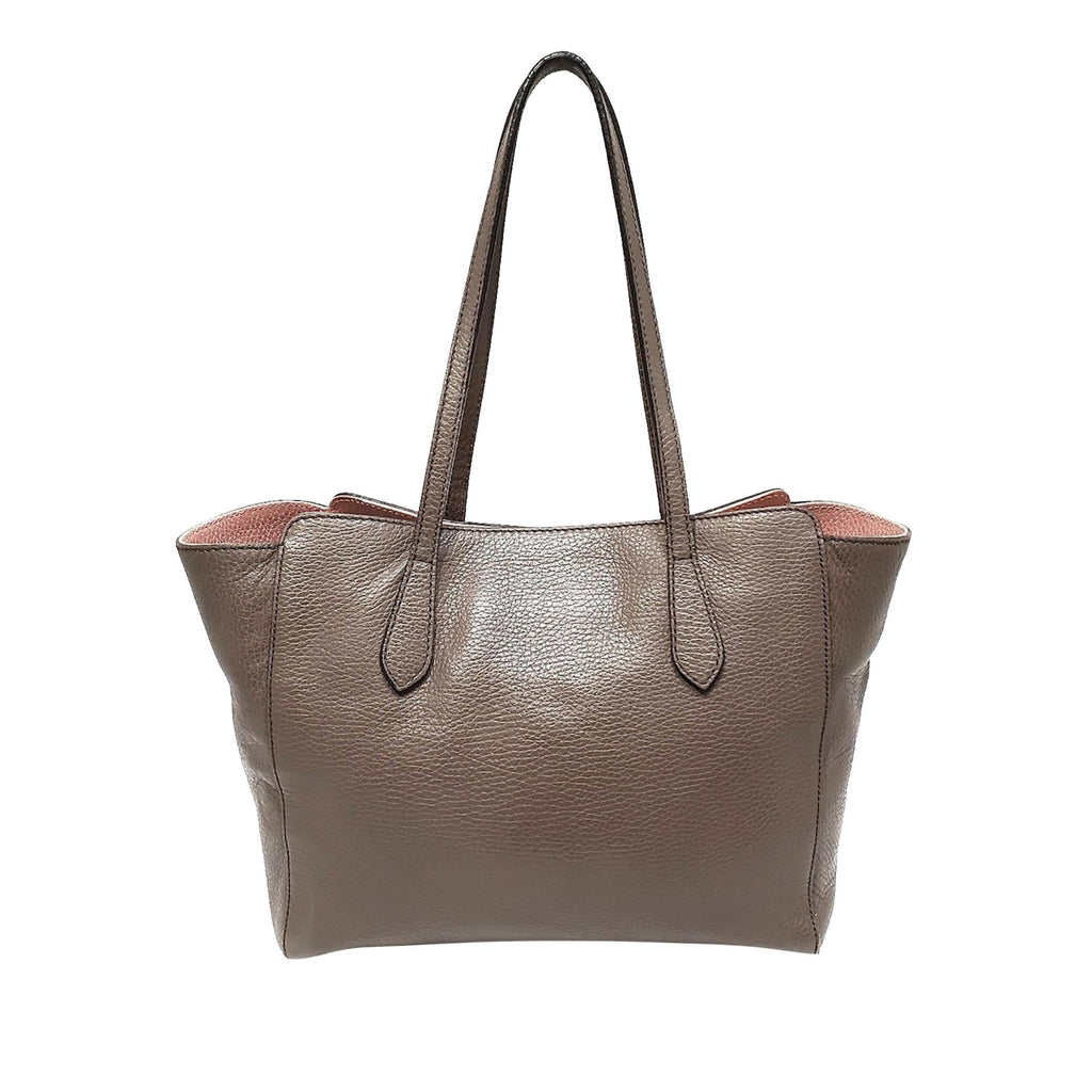 Gucci Swing Leather Tote Bag (SHG-34509)