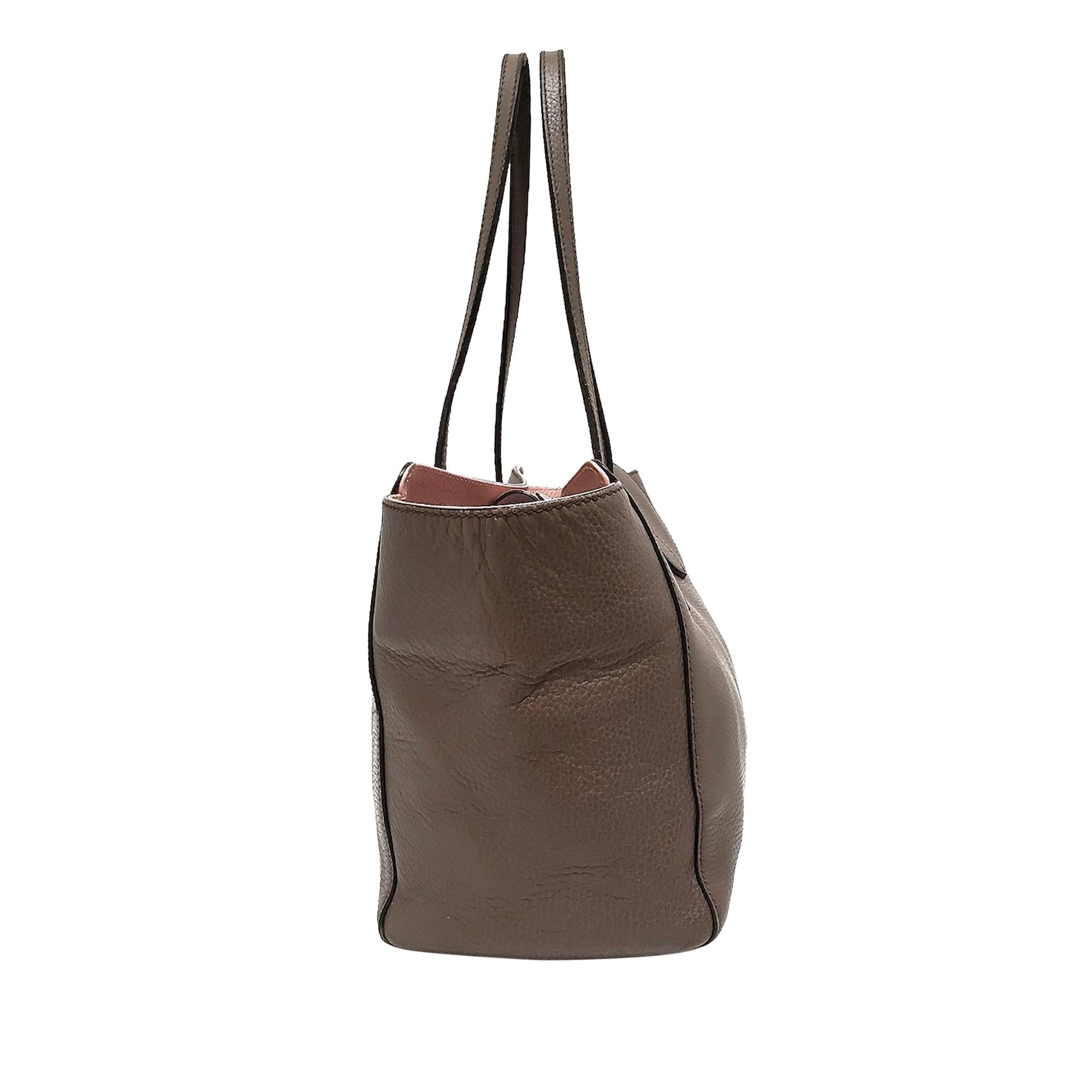 Gucci Swing Leather Tote Bag (SHG-34509)