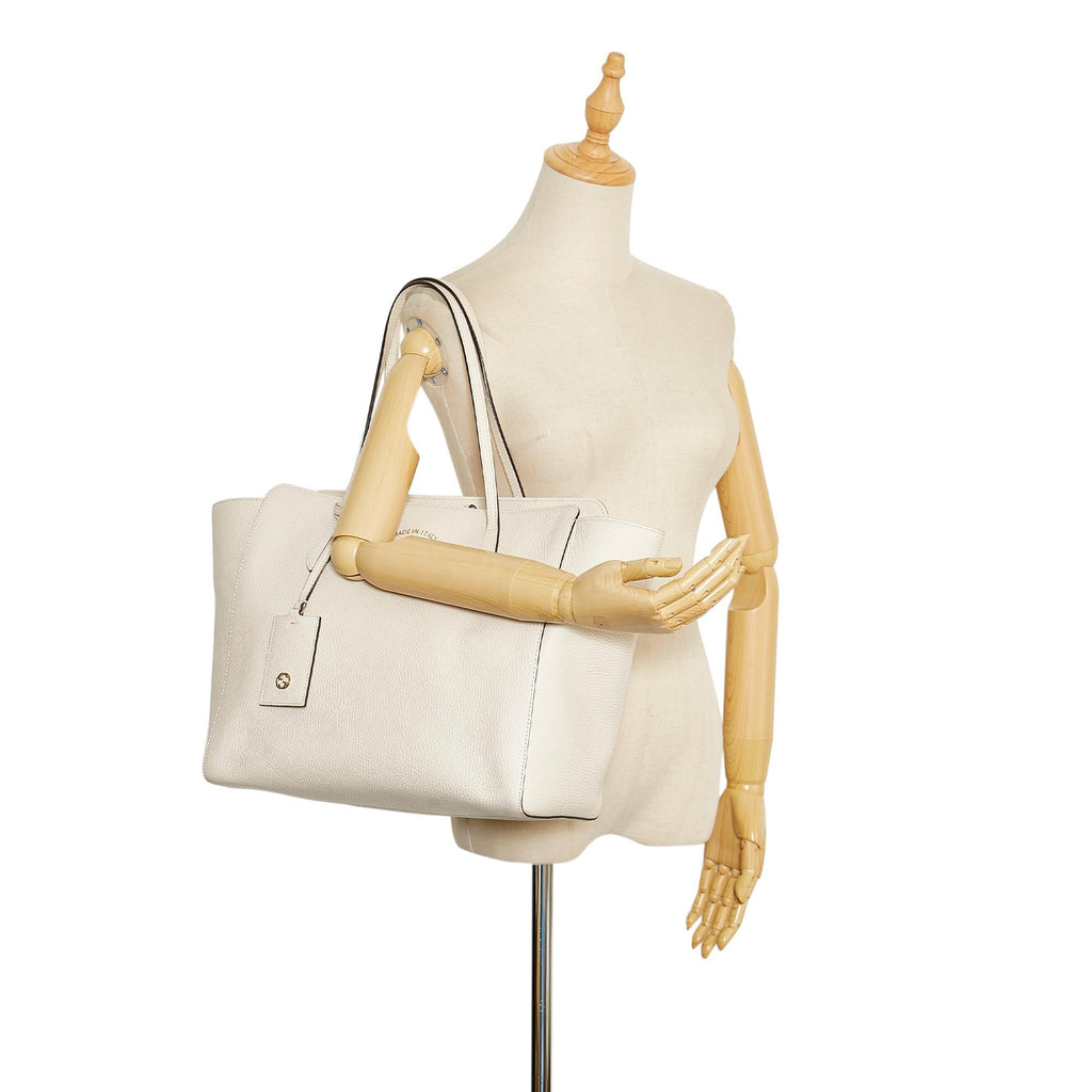 Gucci Swing Leather Tote Bag (SHG-35659)