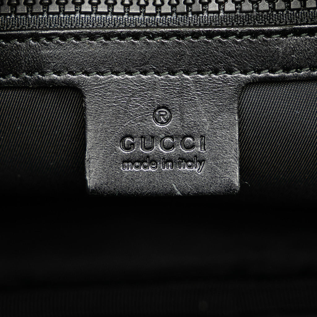 Gucci Techno Canvas Web L Aveugle Par Amour Embroidered Belt Bag