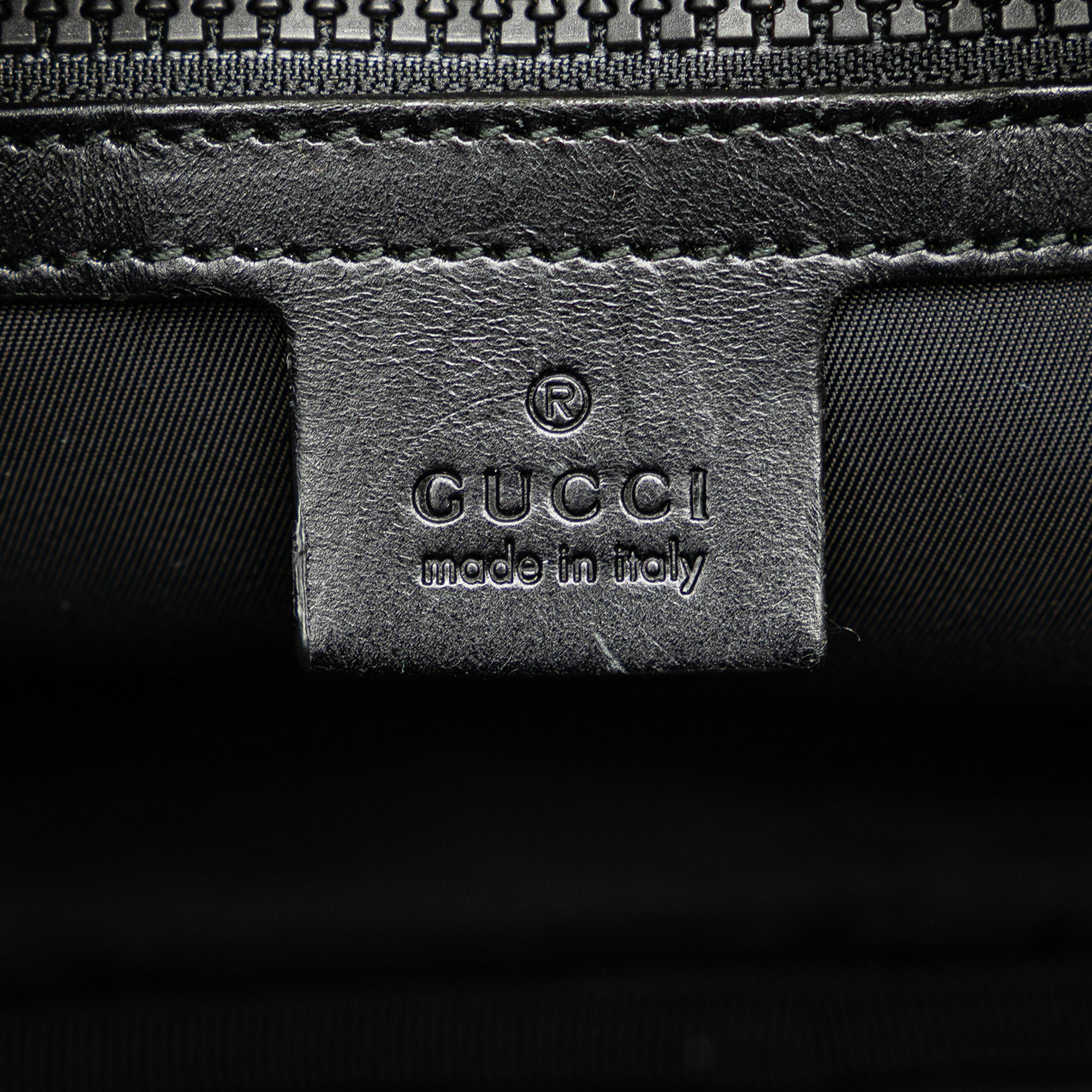 Gucci Techno Canvas Web L Aveugle Par Amour Embroidered Belt Bag
