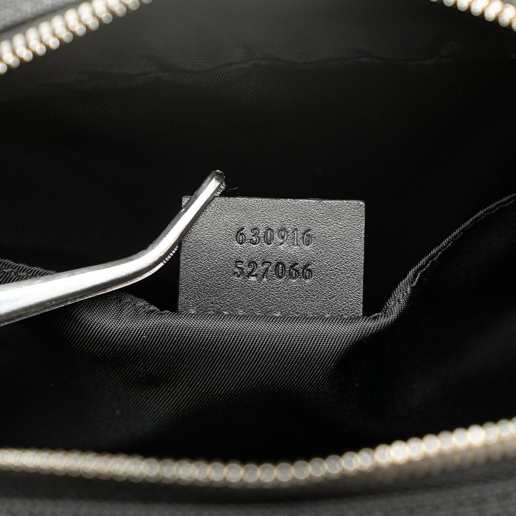 Gucci Techno Web Canvas Clutch