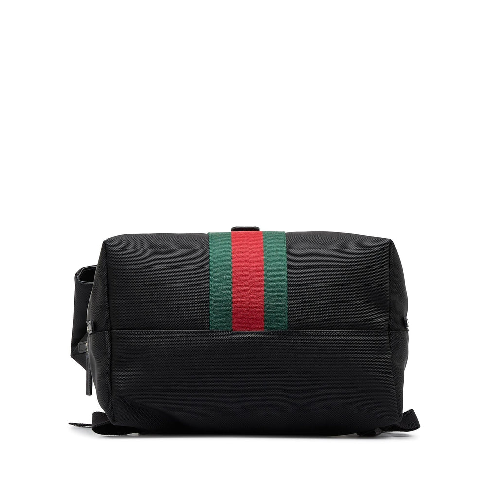 Gucci Techno Web Fold Over Backpack (SHG-u9fHBg)