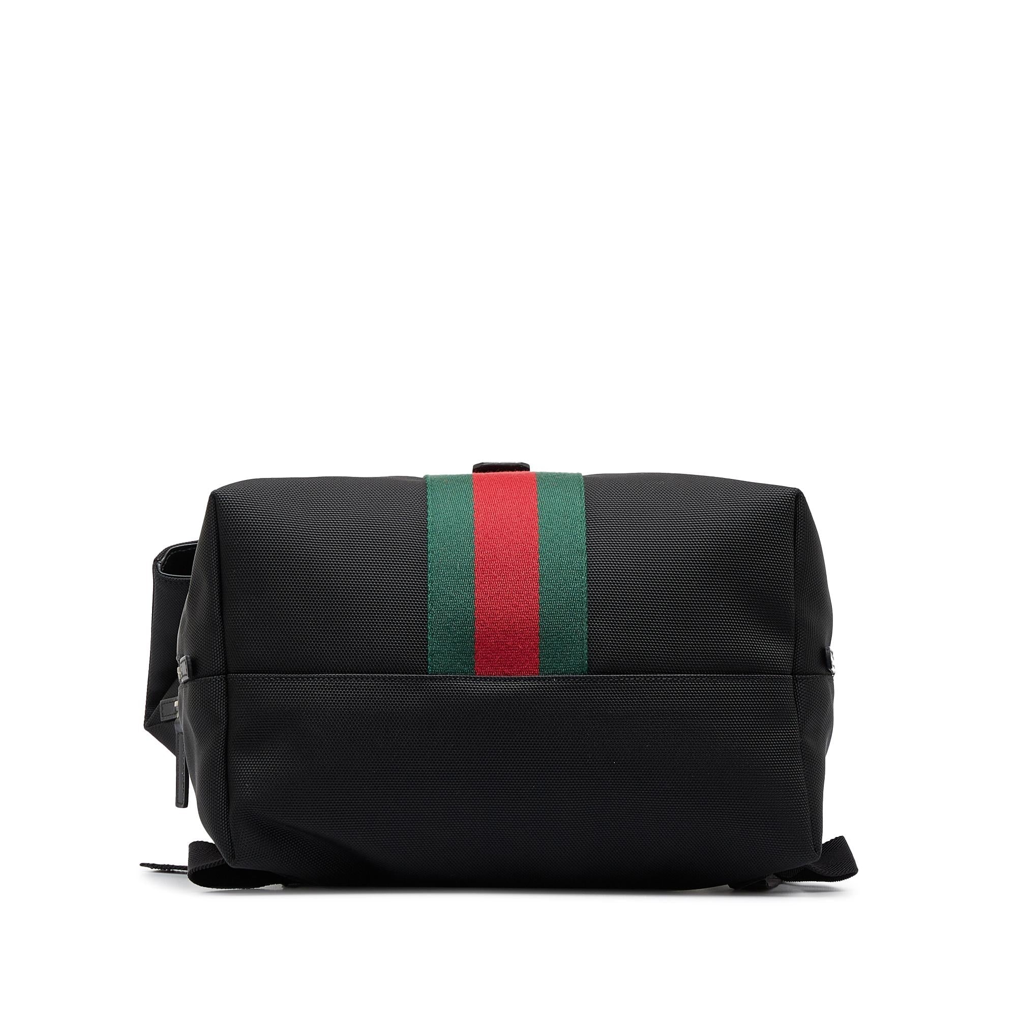 Gucci Techno Web Fold Over Backpack (SHG-u9fHBg)