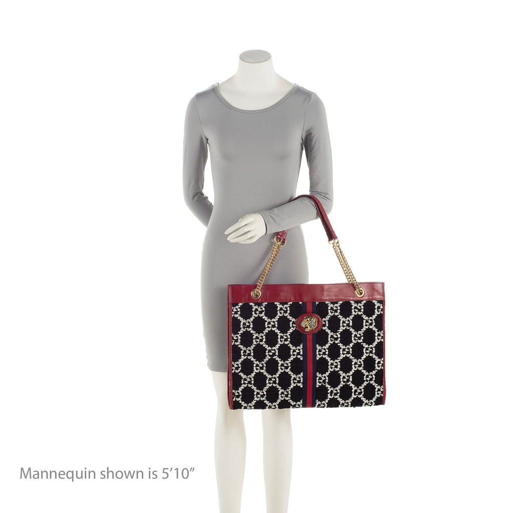 Gucci Tweed Rajah Large Tote (SHF-22899)