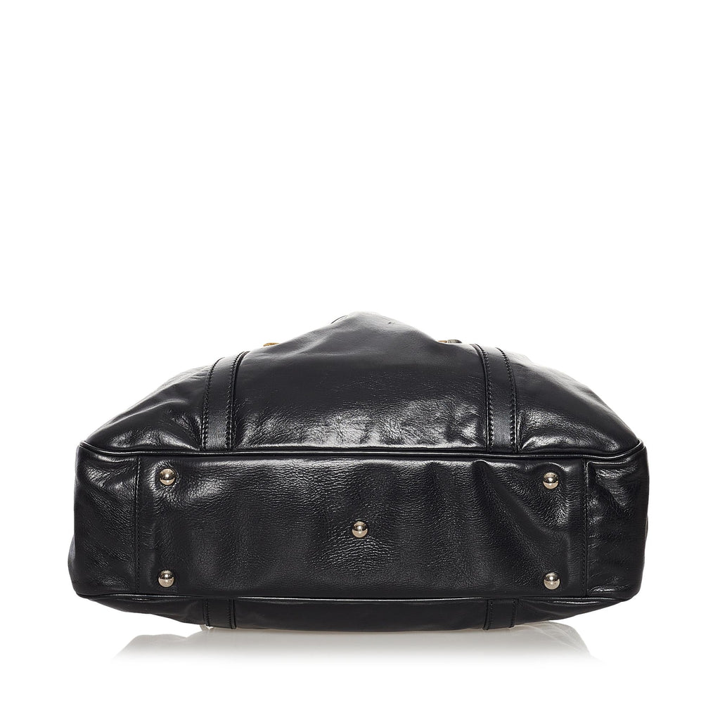 Gucci Twin Leather Tote Bag (SHG-33680)