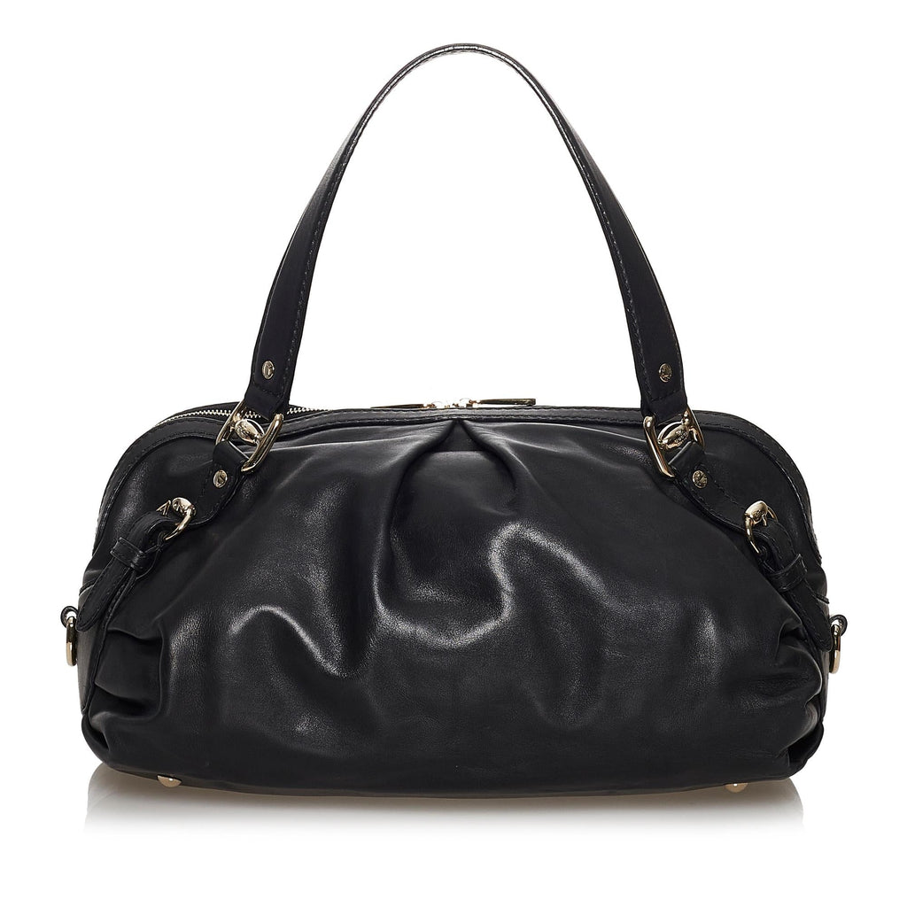 Gucci Vintage Leather Satchel (SHG-37216)