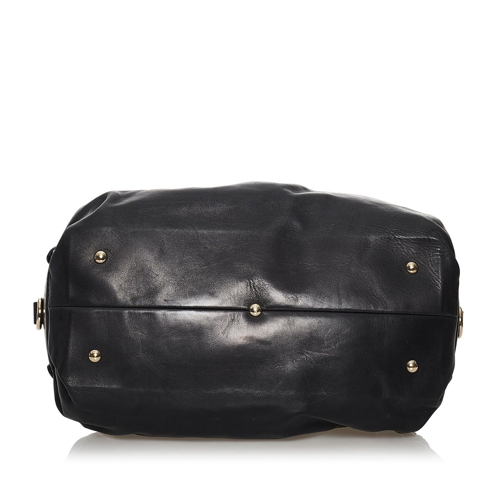Gucci Vintage Leather Satchel (SHG-37216)
