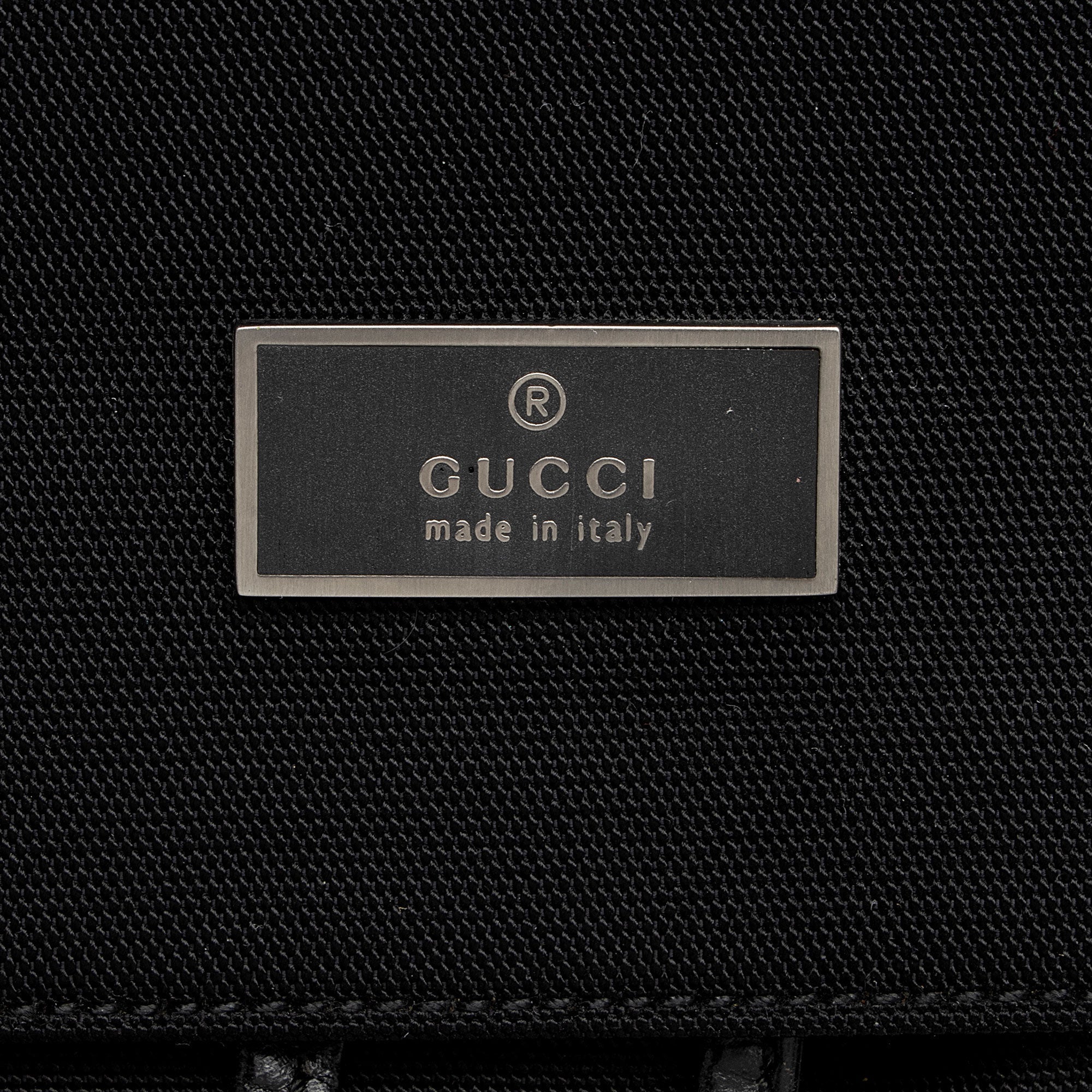 Gucci Vintage Nylon Backpack (SHF-B0jNII)