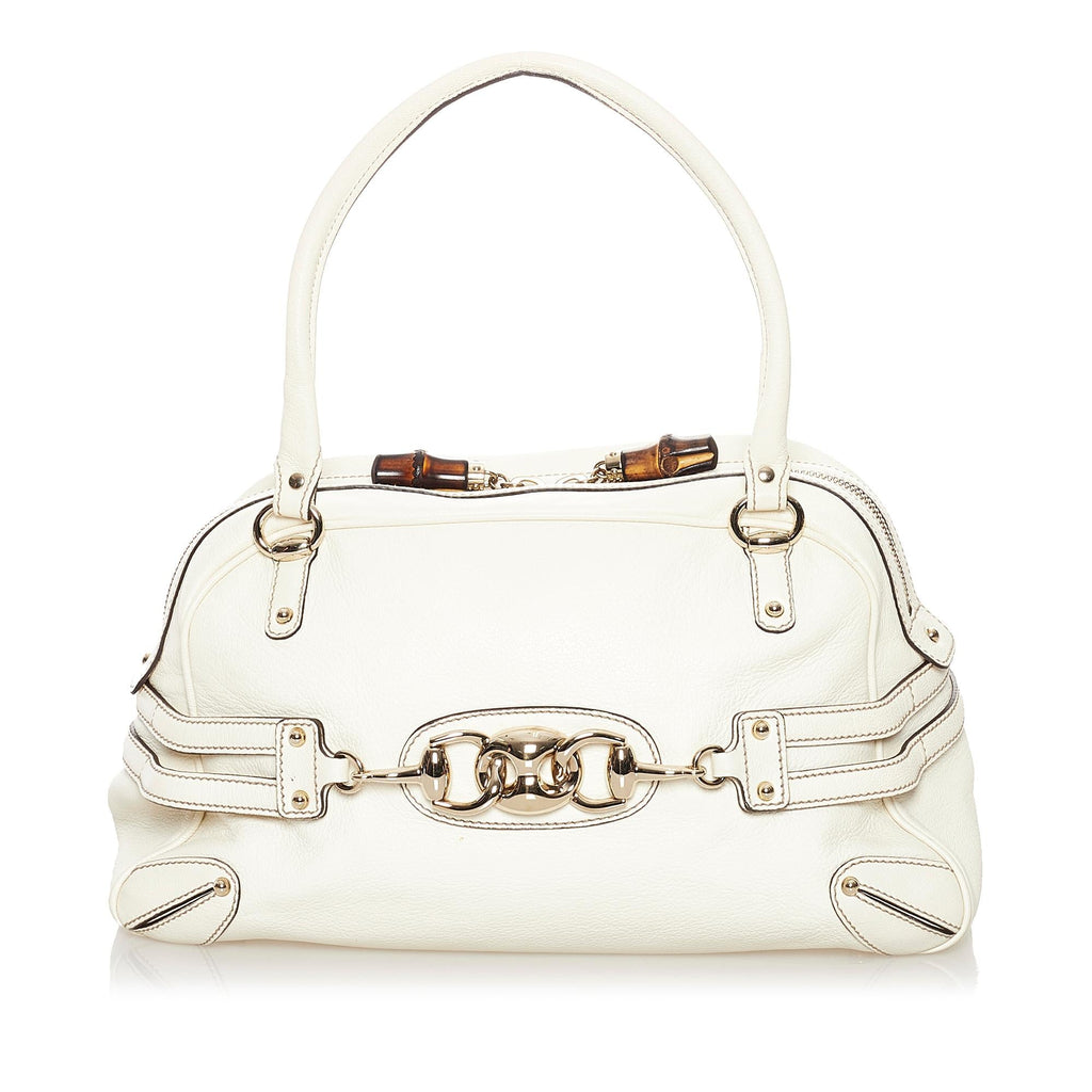 Gucci Wave Leather Handbag (SHG-33657)