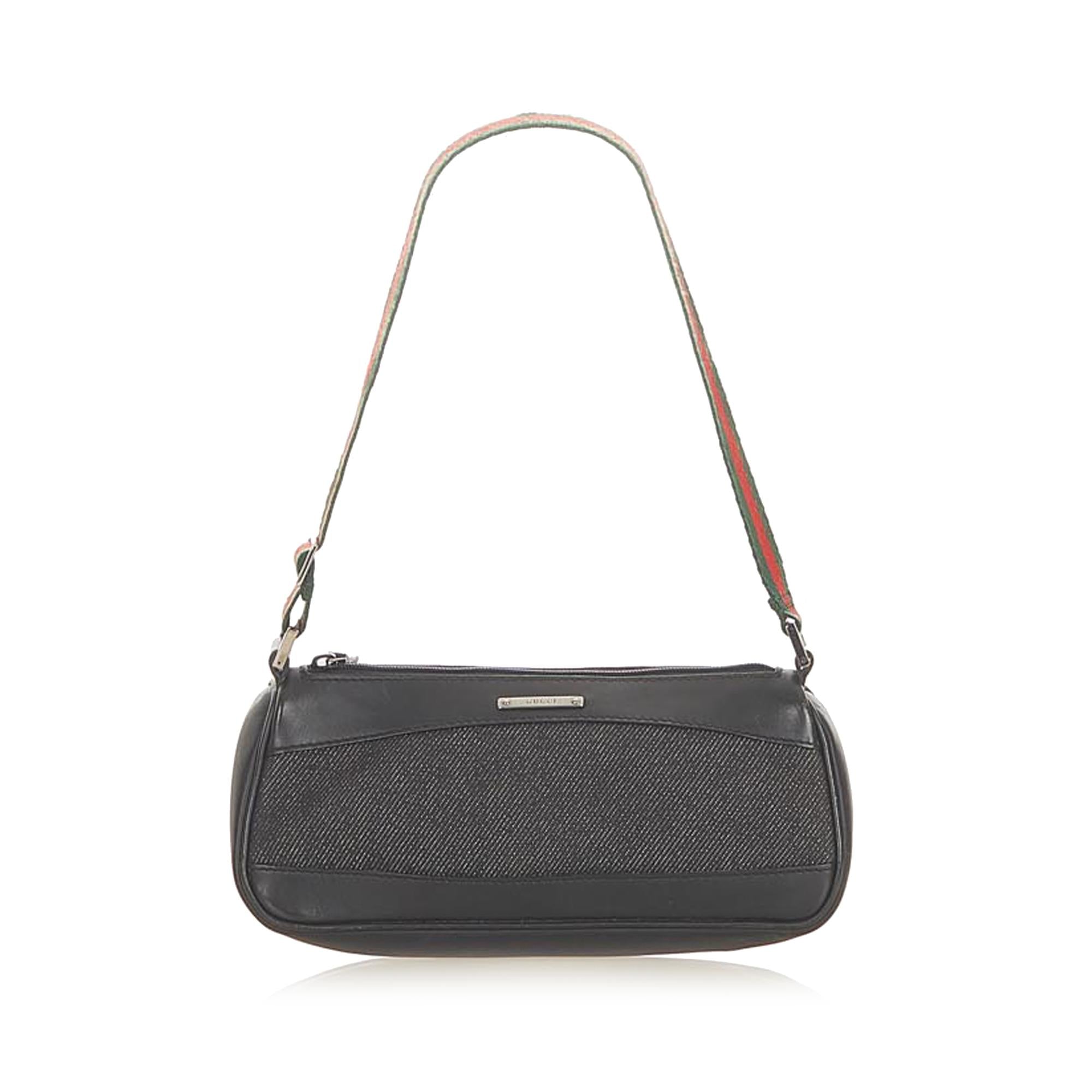 Gucci Web Denim Baguette (SHG-31872)