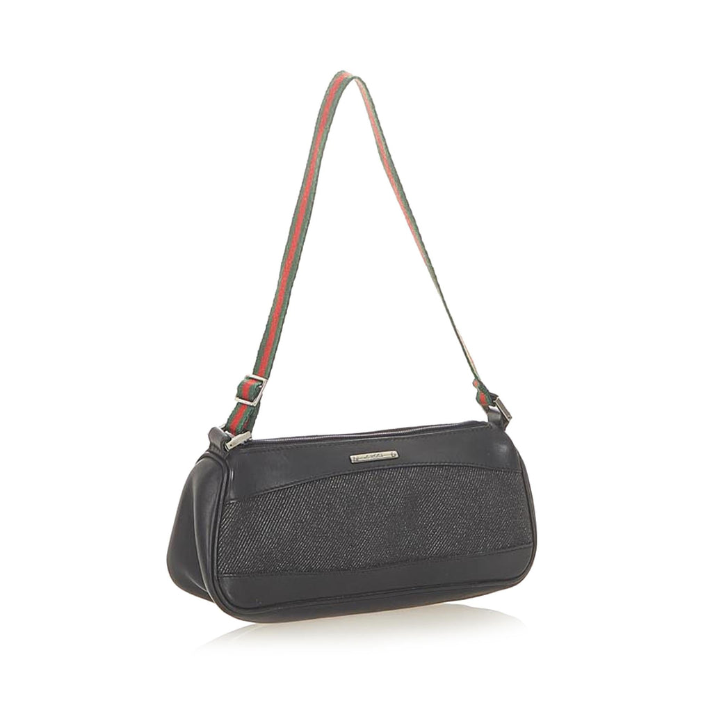 Gucci Web Denim Baguette (SHG-31872)