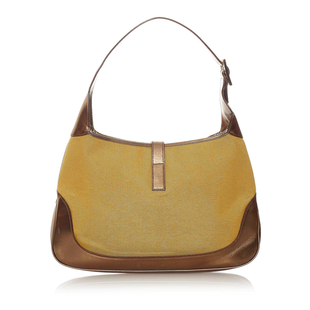 Gucci Web Jackie Canvas Shoulder Bag (SHG-28050)