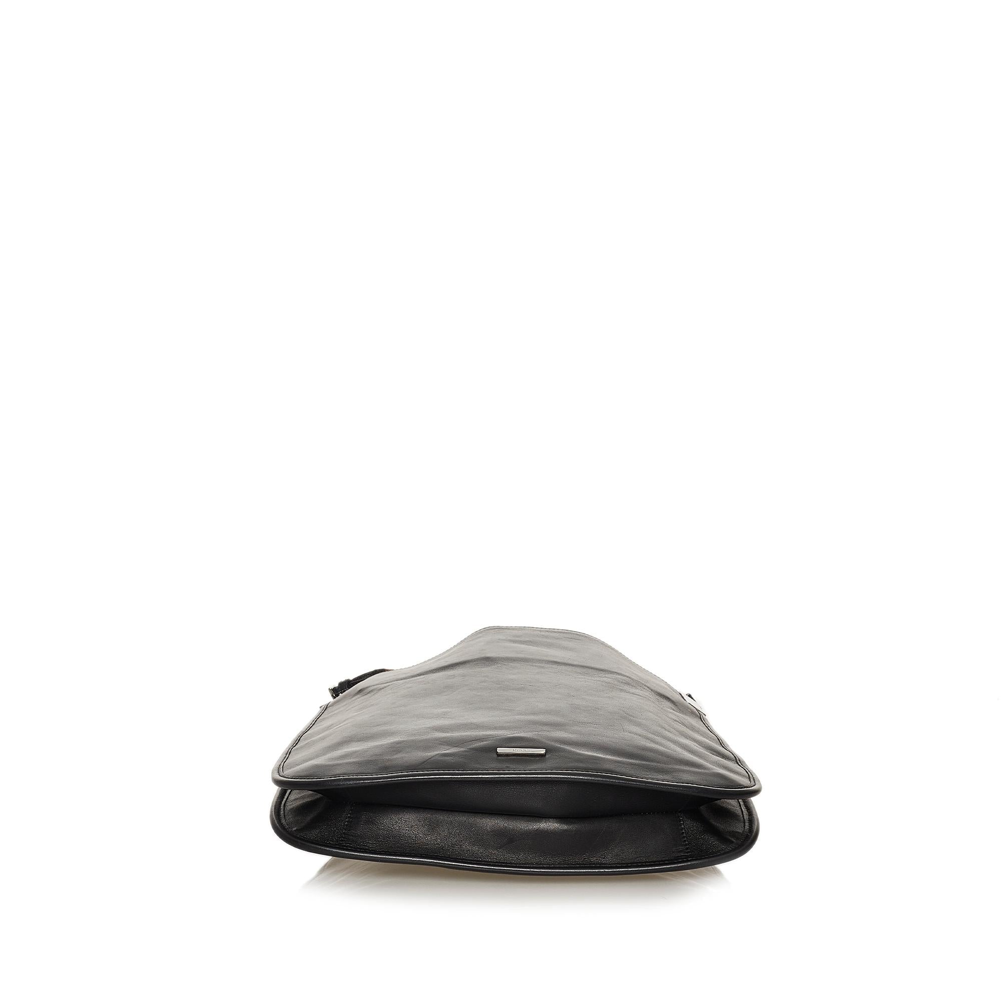 Gucci Web Leather Shoulder Bag (SHG-28499)