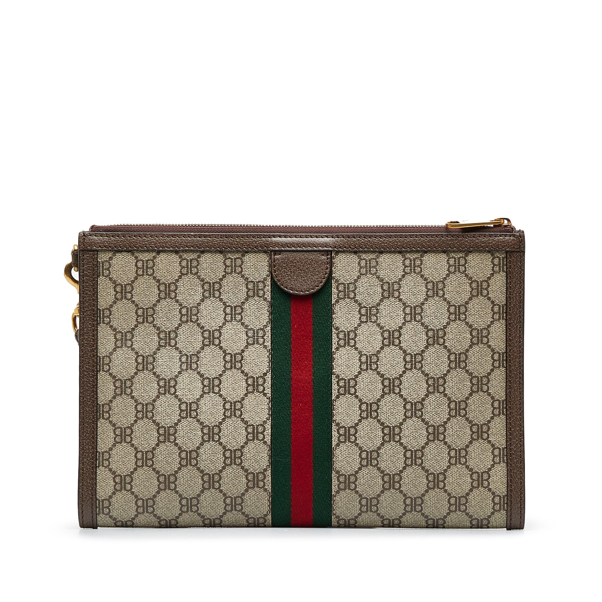 Gucci X Balenciaga BB Supreme Ophidia Web Clutch (SHG-hiJcJq)
